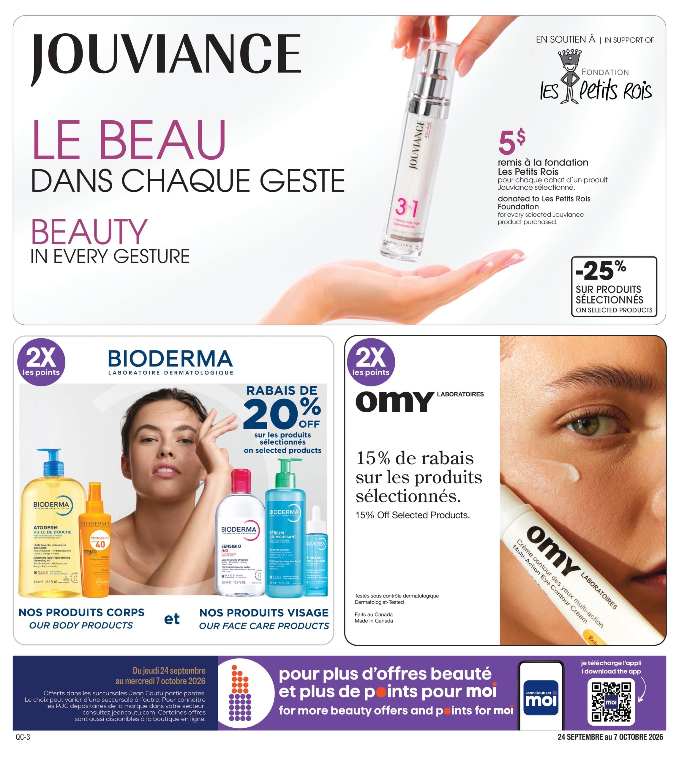 Circulaire Jean Coutu Evenement Ma Beaute — page 6, du 24 septembre au 7 octobre 2026
