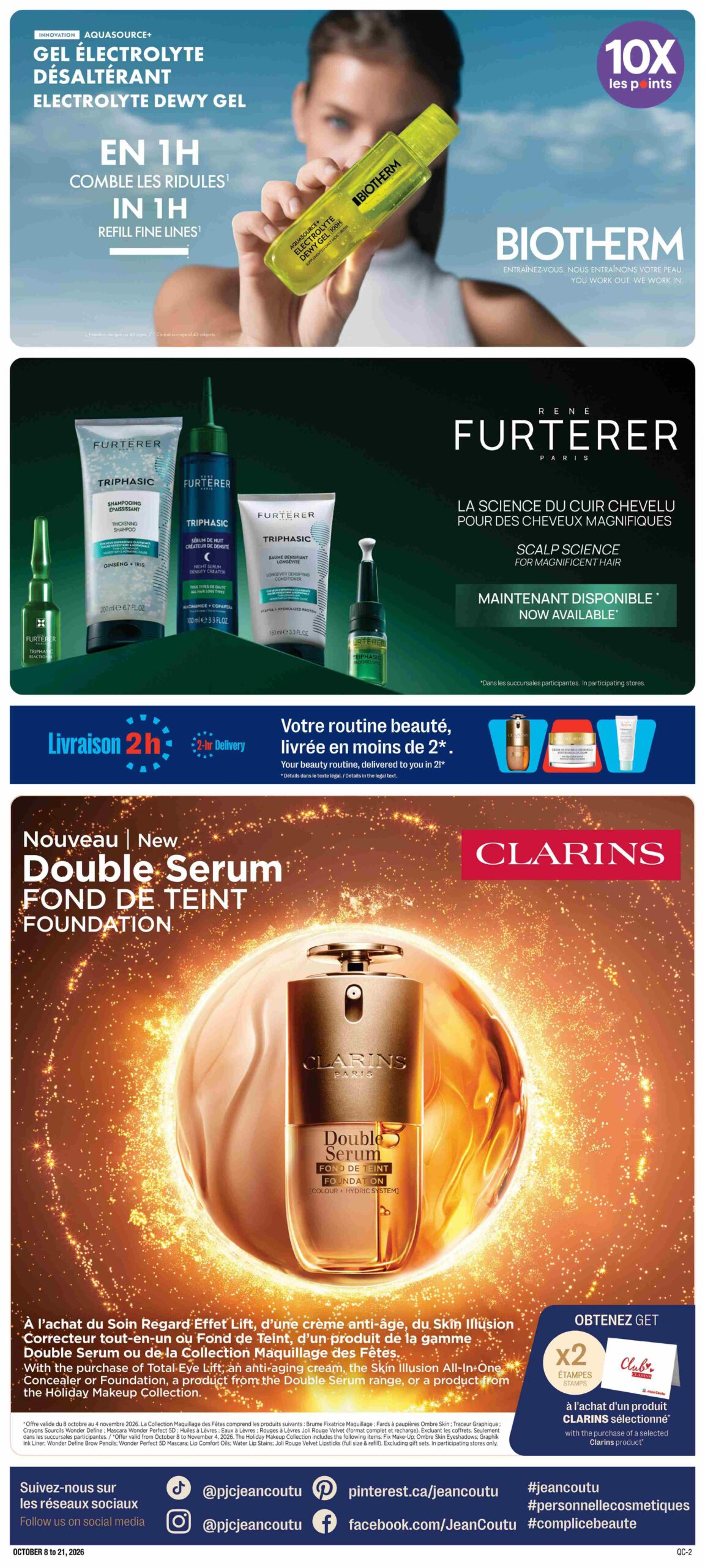 Circulaire Jean Coutu Prestige — page 2, du 8 au 21 octobre 2026
