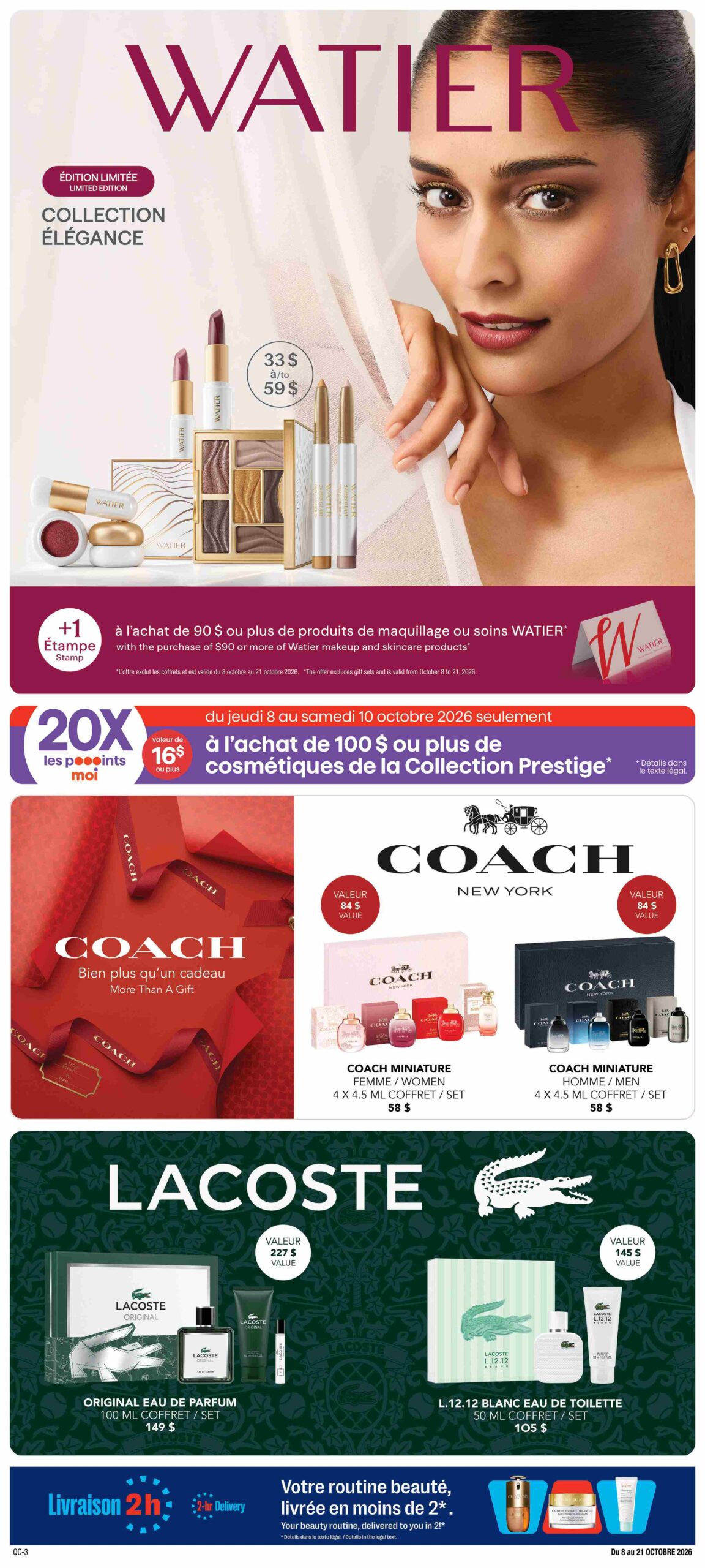 Circulaire Jean Coutu Prestige — page 3, du 8 au 21 octobre 2026
