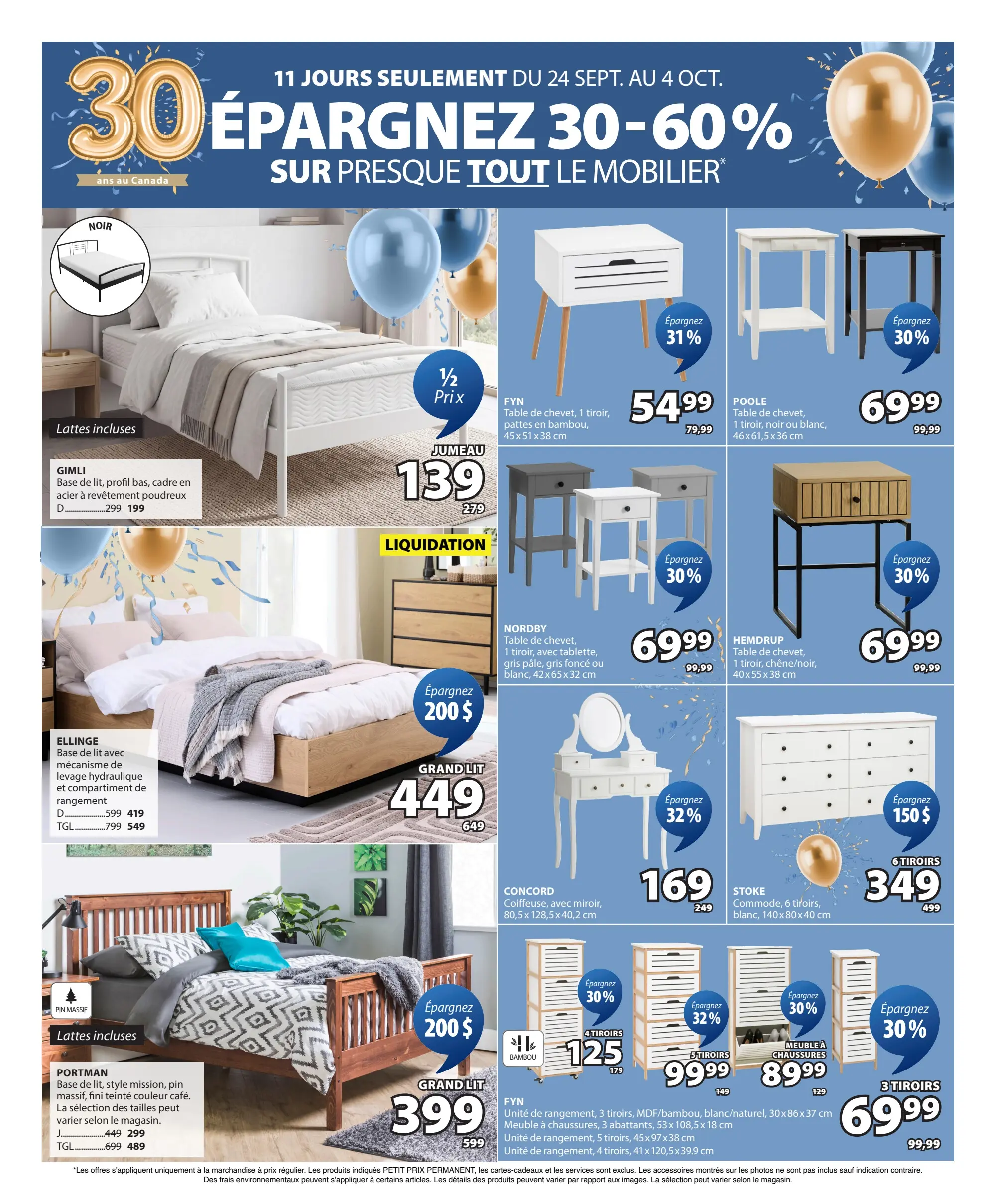 Circulaire JYSK — page 7, du 24 septembre au 7 octobre 2026