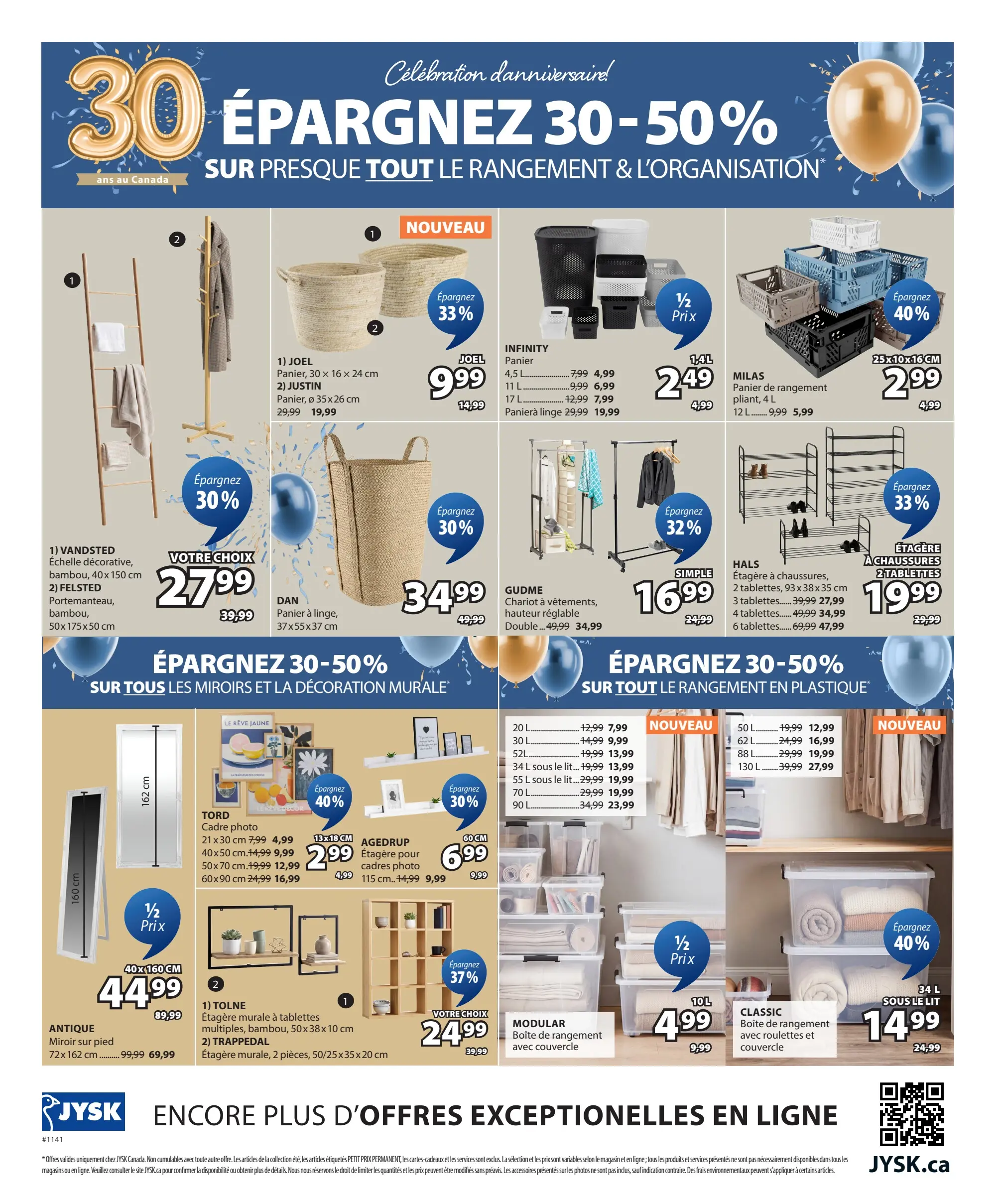 Circulaire JYSK — page 20, du 24 septembre au 7 octobre 2026