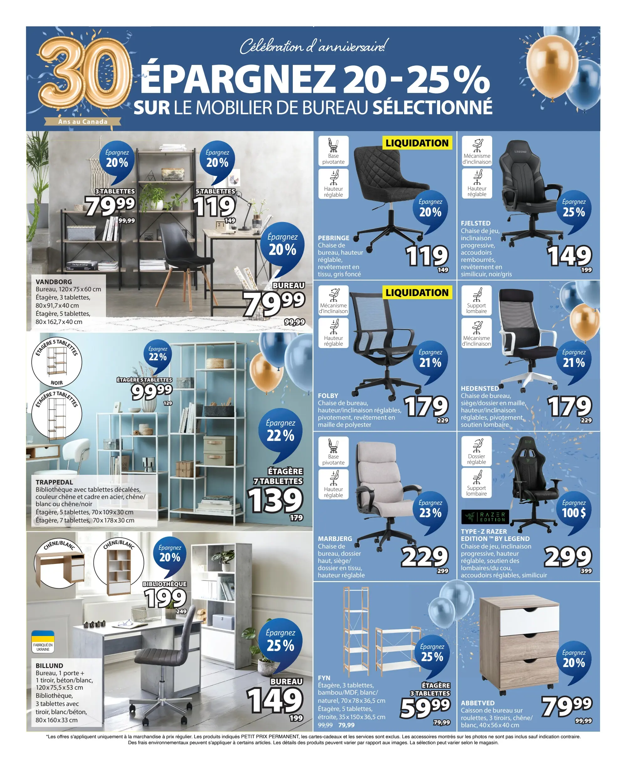 Circulaire JYSK — page 12, du 8 au 21 octobre 2026