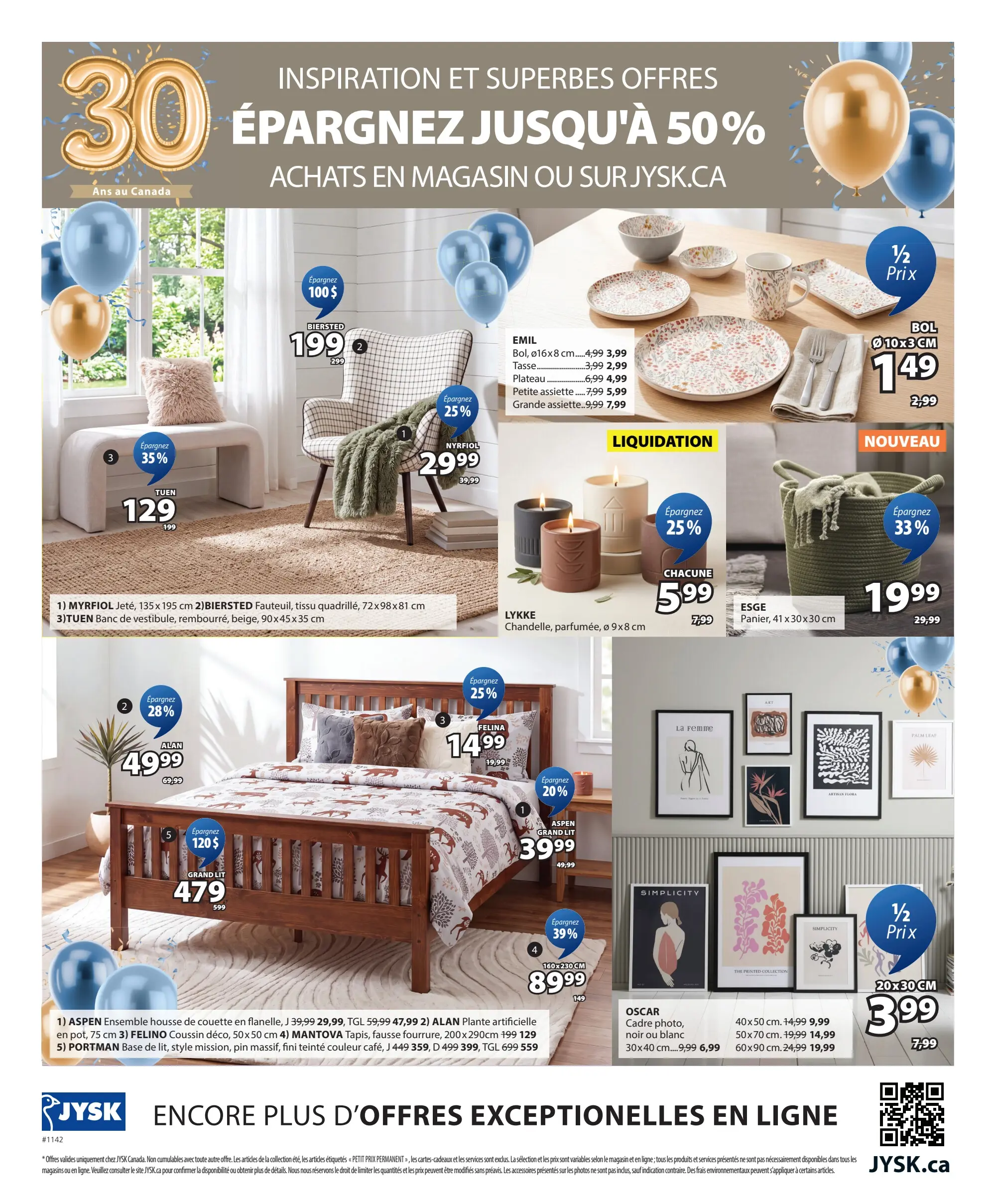 Circulaire JYSK — page 32, du 8 au 21 octobre 2026