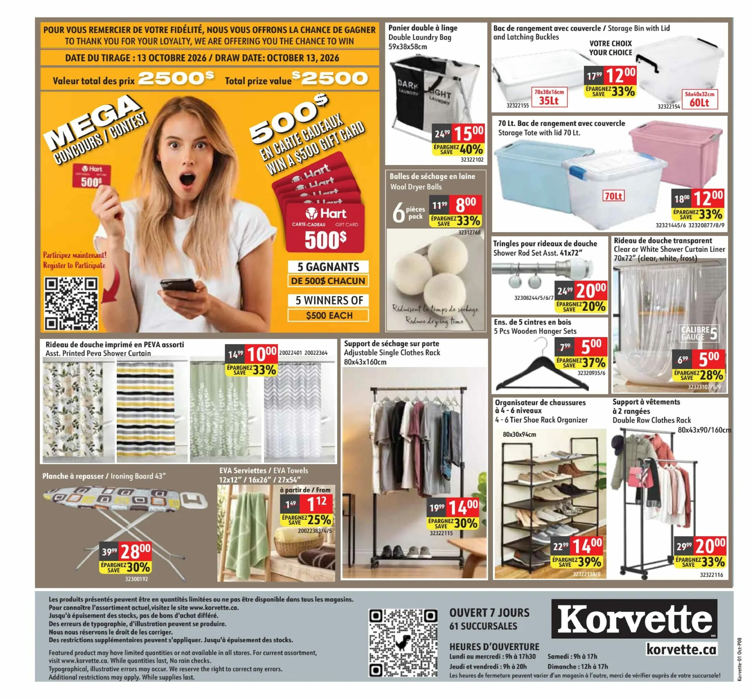 Circulaire Korvette — page 15, du 1 au 14 octobre 2026