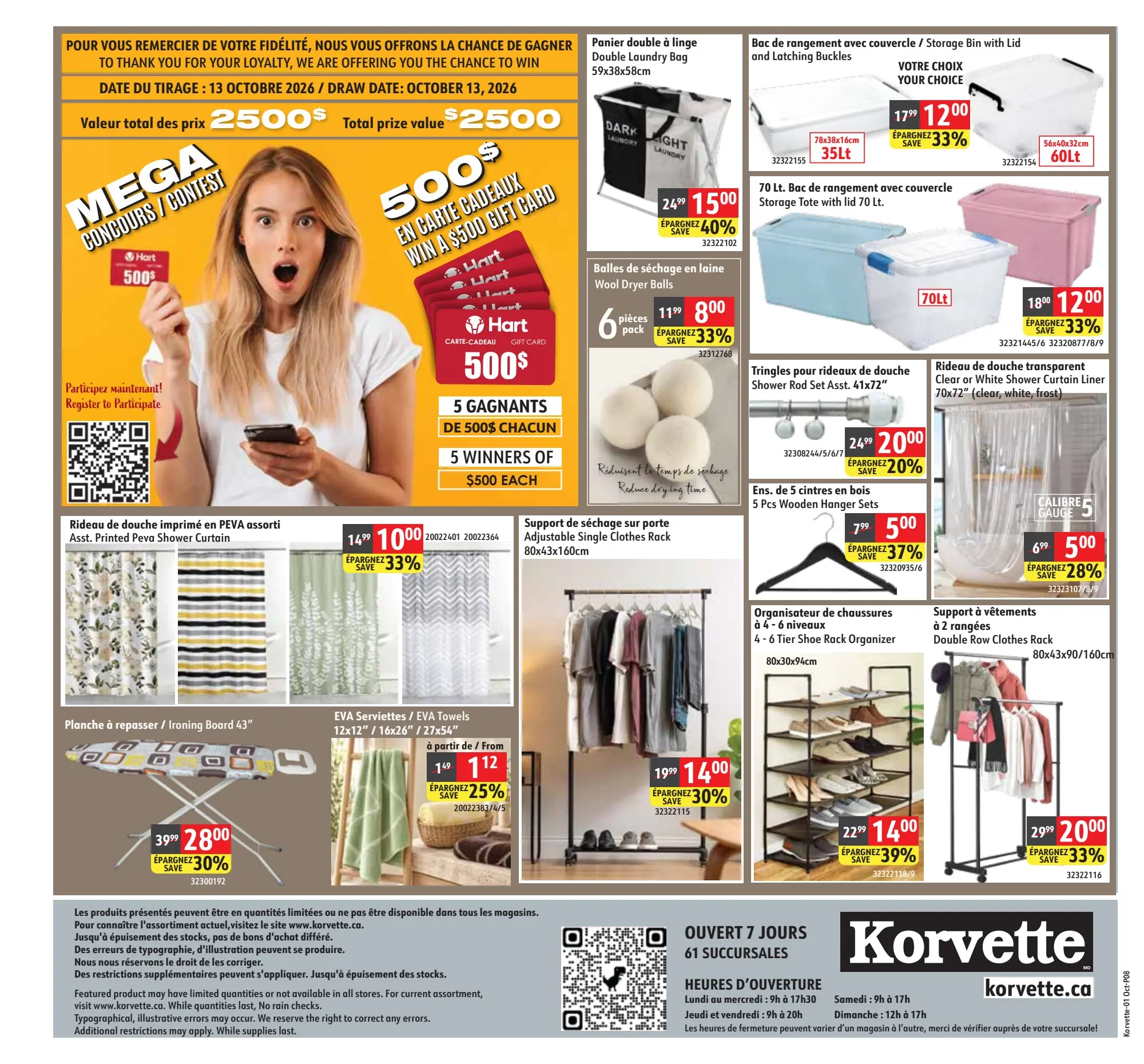 Circulaire Korvette — page 16, du 1 au 14 octobre 2026