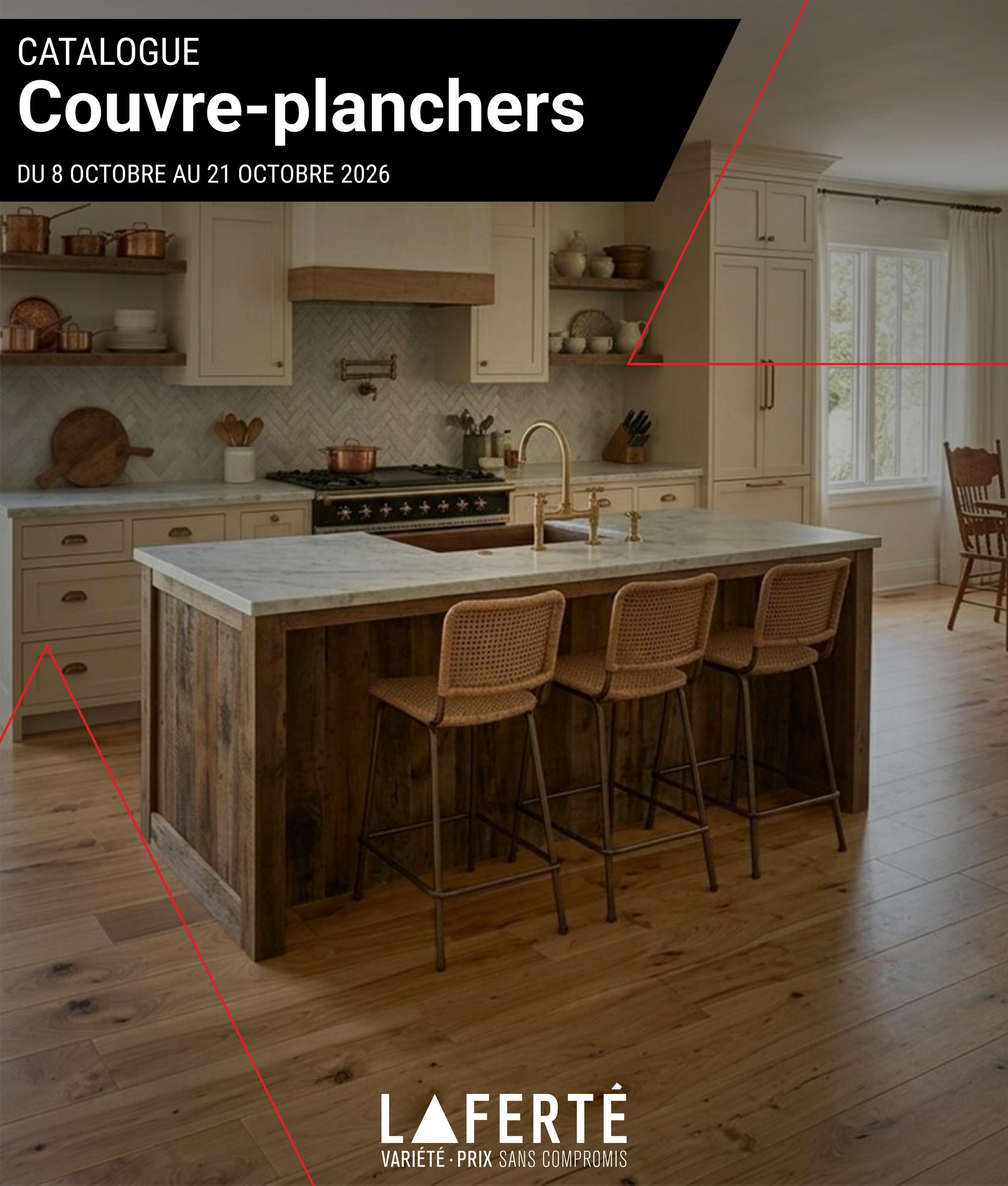 Circulaire Laferté Catalogue Couvre Planchers — page 1, du 8 au 21 octobre 2026