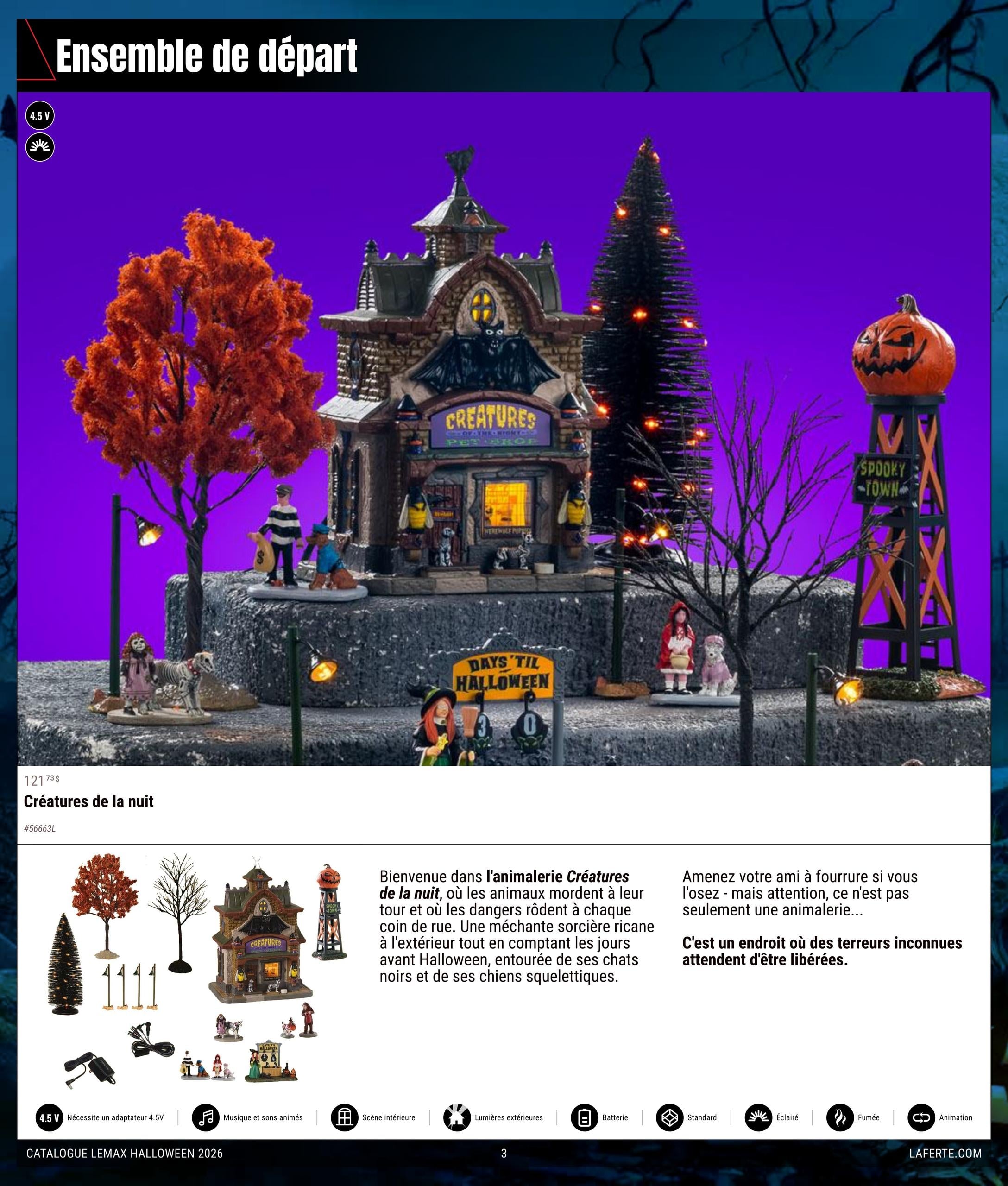Circulaire Laferté Lemax Halloween — page 3, du 20 août au 21 octobre 2026