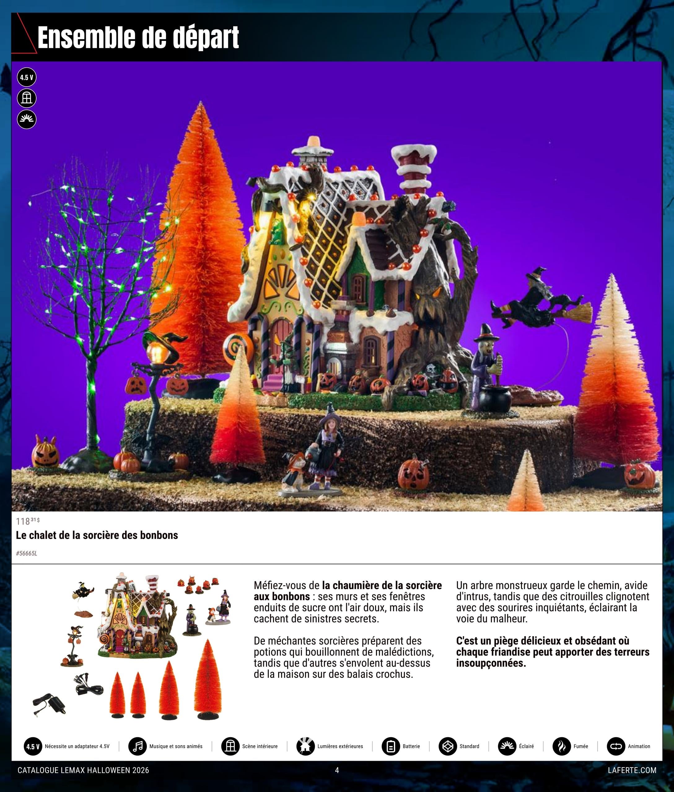 Circulaire Laferté Lemax Halloween — page 4, du 20 août au 21 octobre 2026