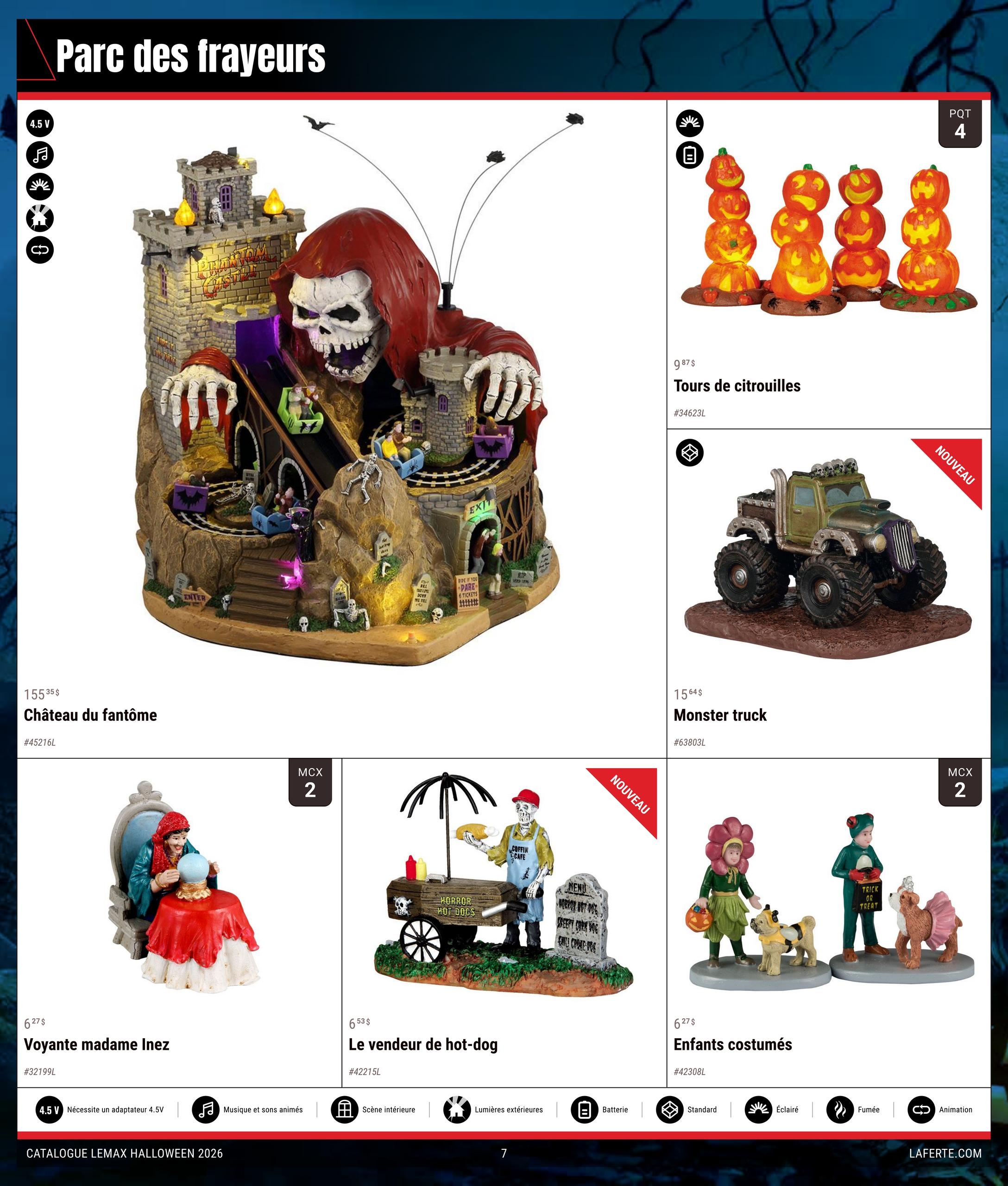 Circulaire Laferté Lemax Halloween — page 7, du 20 août au 21 octobre 2026