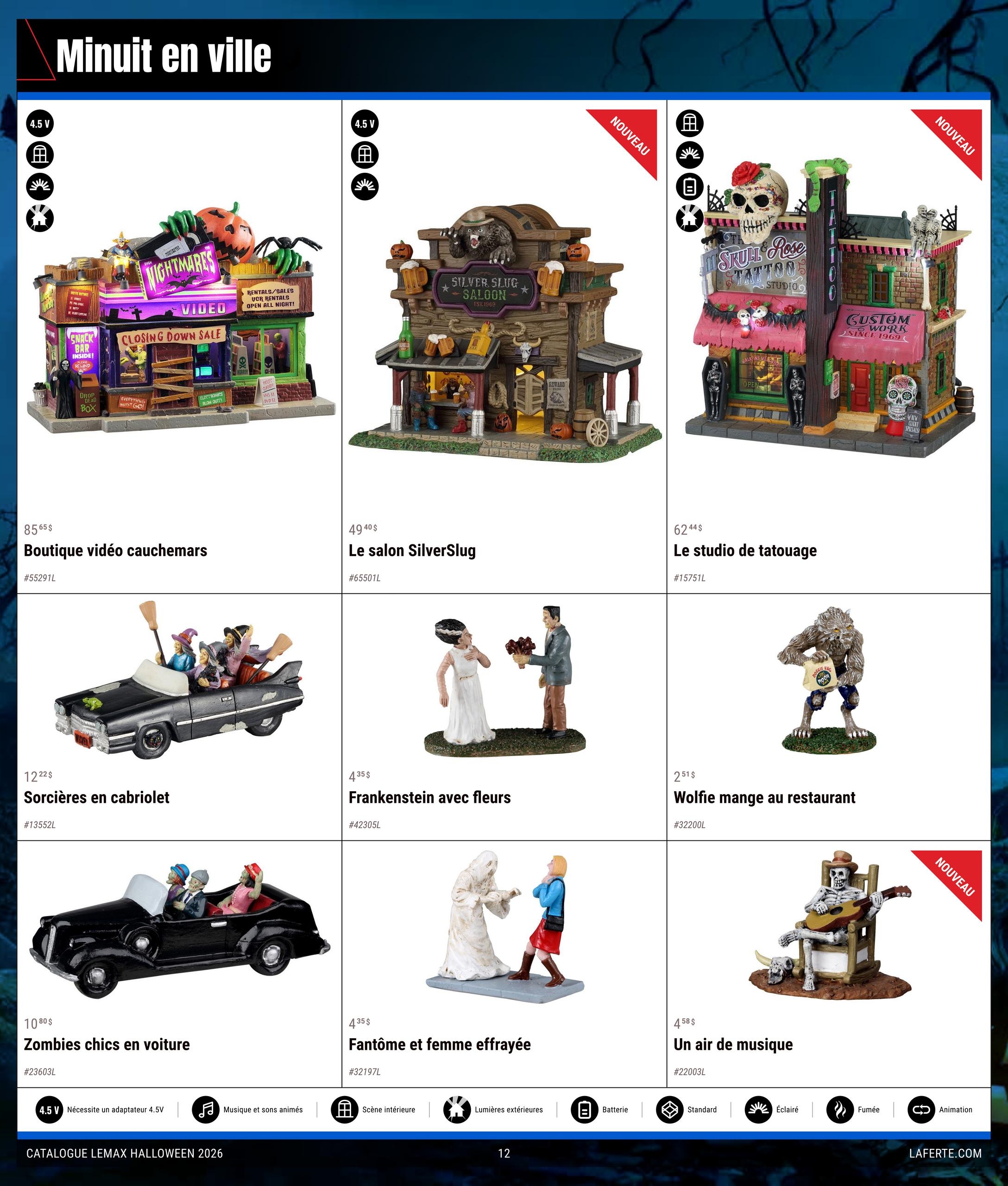 Circulaire Laferté Lemax Halloween — page 12, du 20 août au 21 octobre 2026