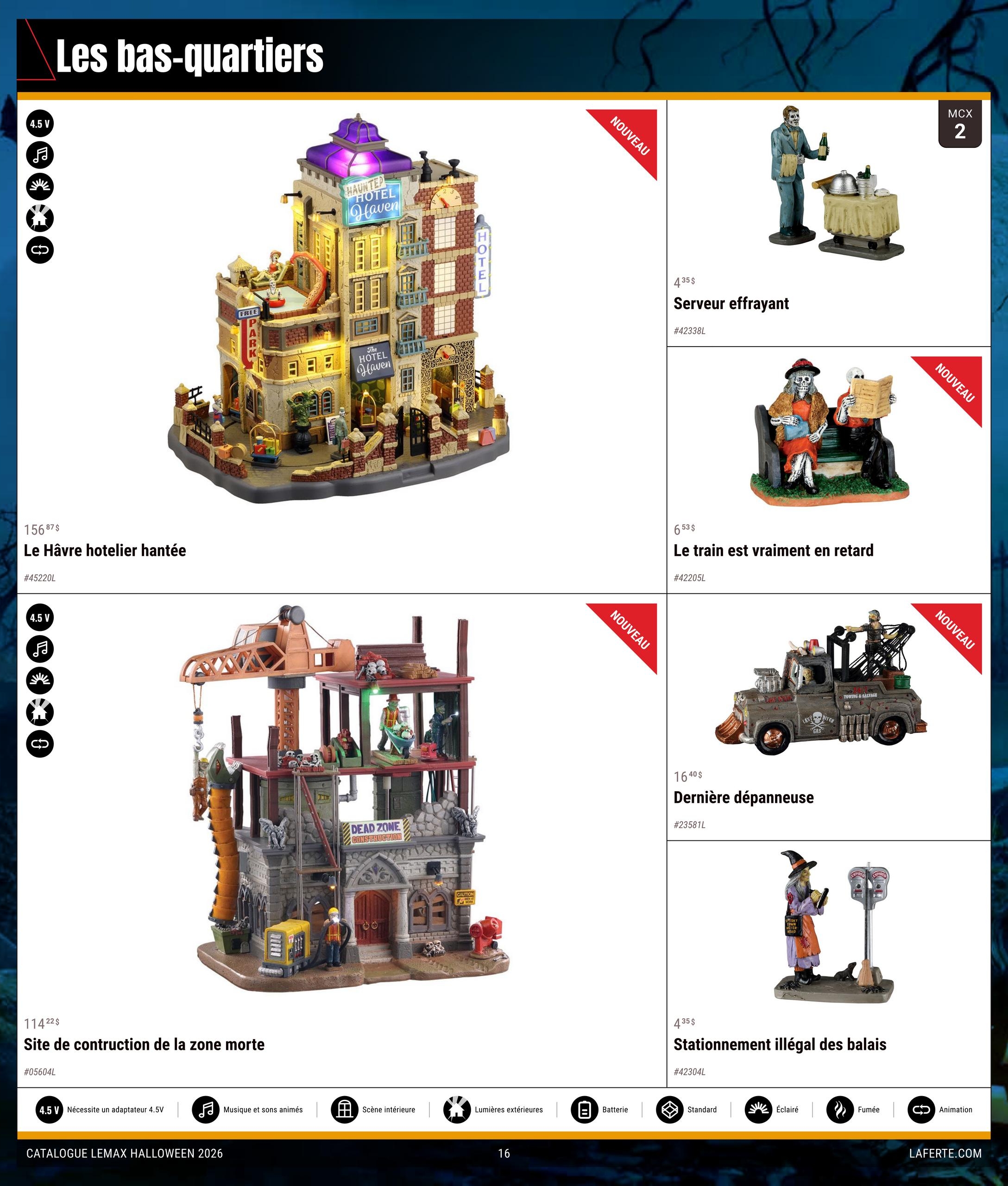 Circulaire Laferté Lemax Halloween — page 16, du 20 août au 21 octobre 2026