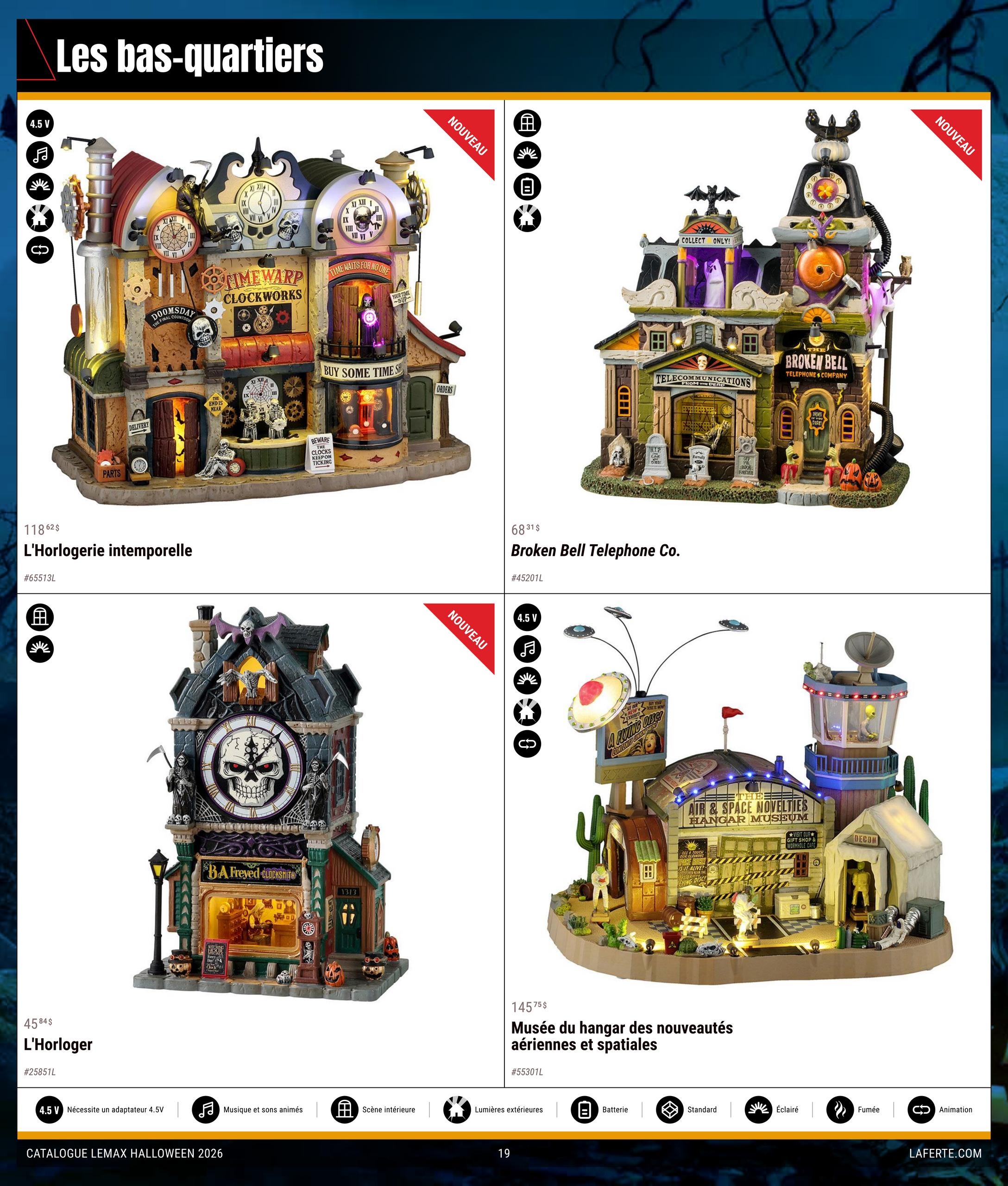 Circulaire Laferté Lemax Halloween — page 19, du 20 août au 21 octobre 2026