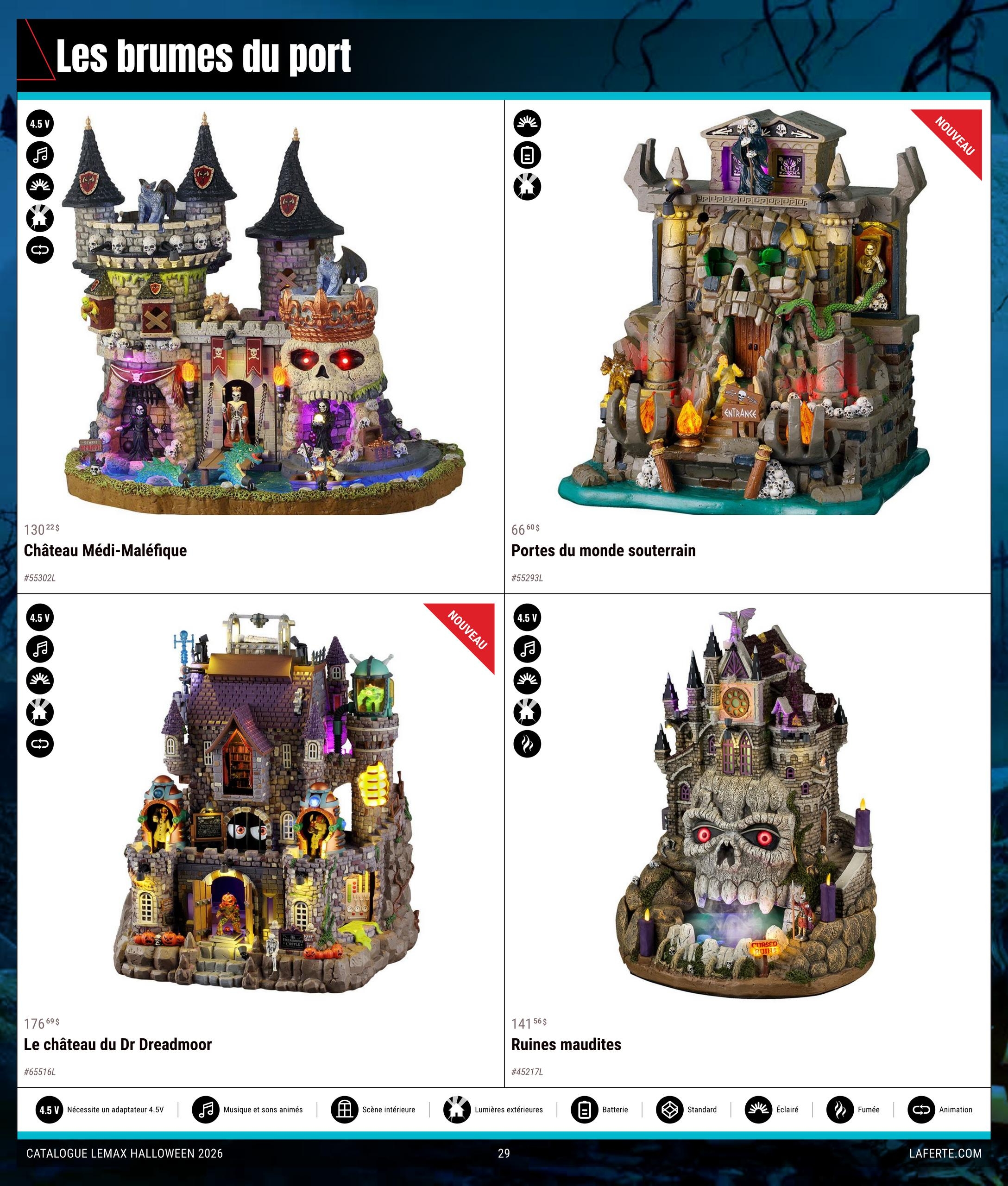 Circulaire Laferté Lemax Halloween — page 29, du 20 août au 21 octobre 2026