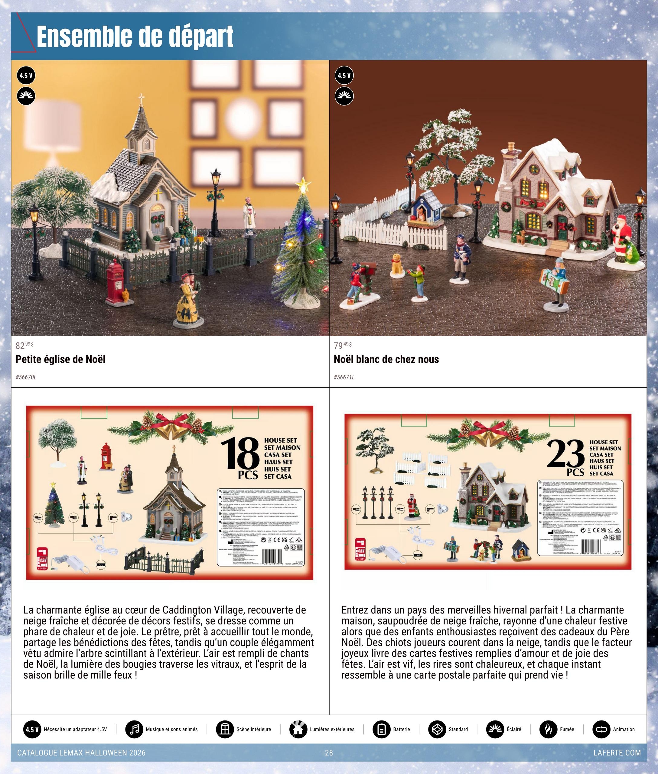 Circulaire Laferté Lemax Noel — page 28, du 24 septembre au 16 décembre 2026