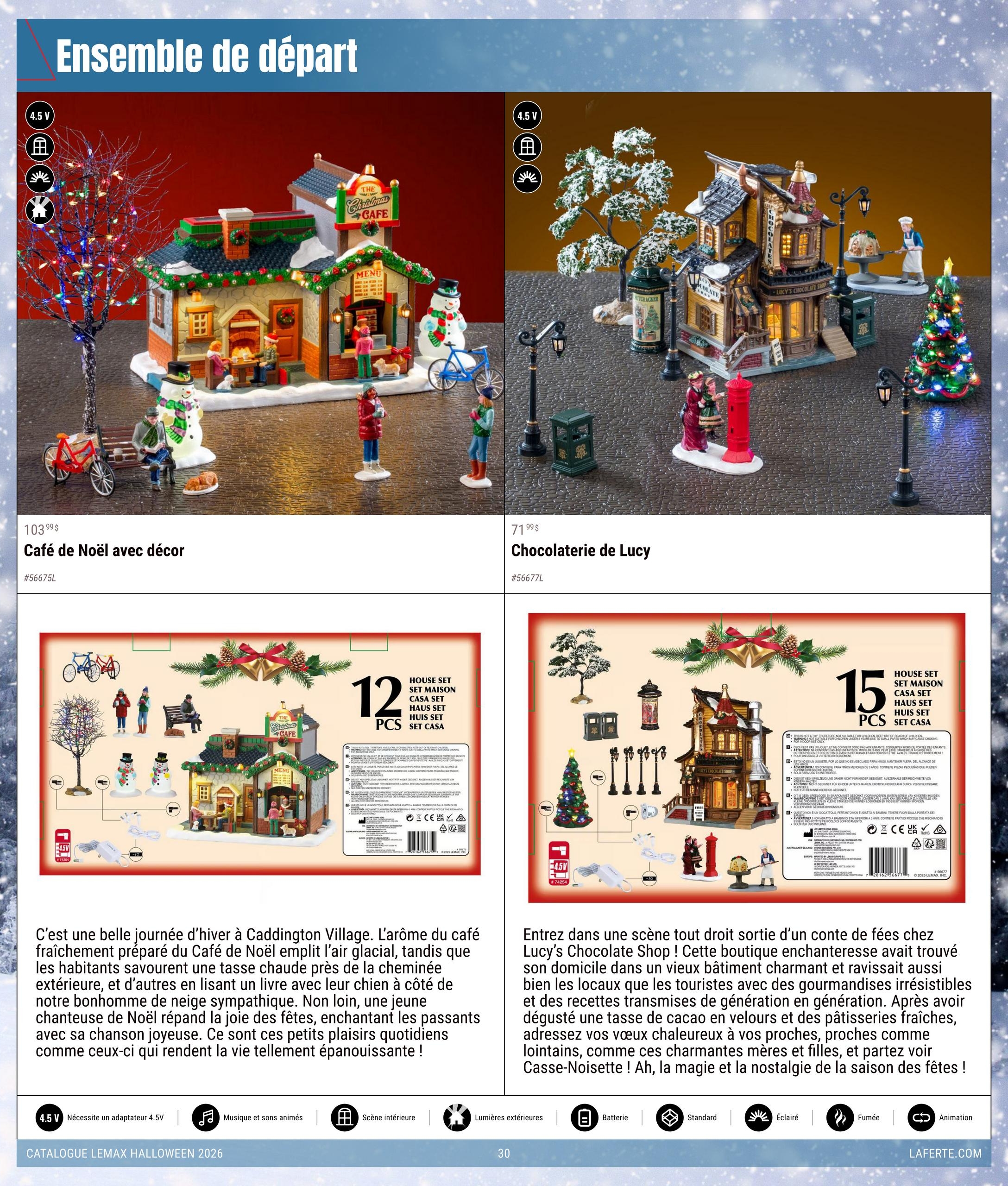 Circulaire Laferté Lemax Noel — page 30, du 24 septembre au 16 décembre 2026