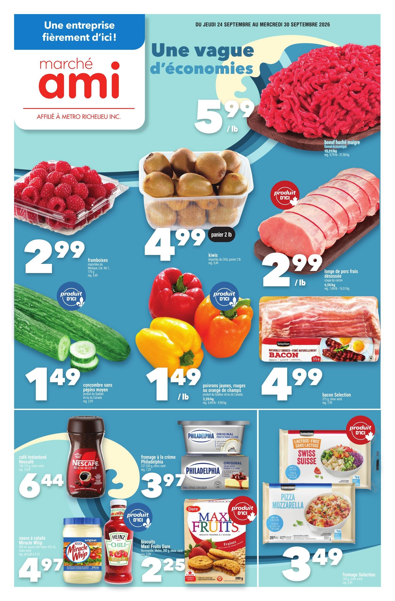 Circulaire Marché AMI — page 1, du 24 au 30 septembre 2026