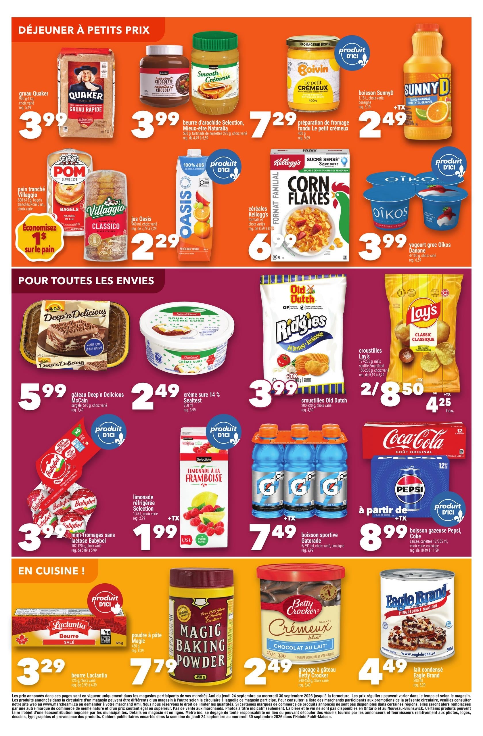 Circulaire Marché AMI — page 5, du 24 au 30 septembre 2026