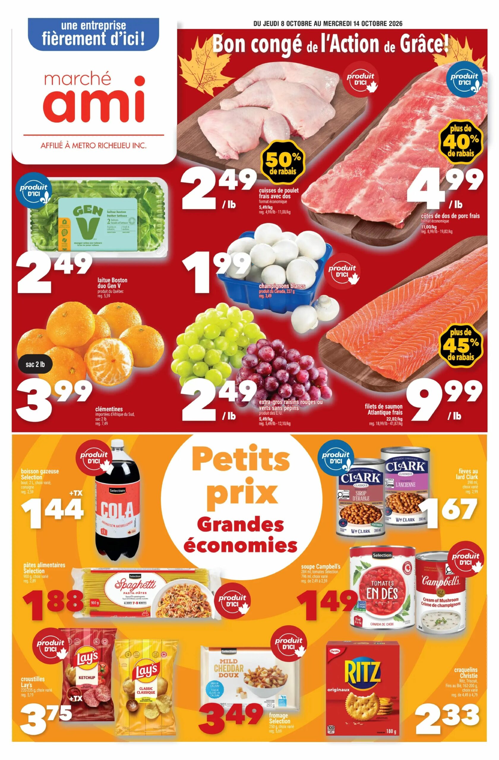Circulaire Marché AMI — page 1, du 8 au 14 octobre 2026