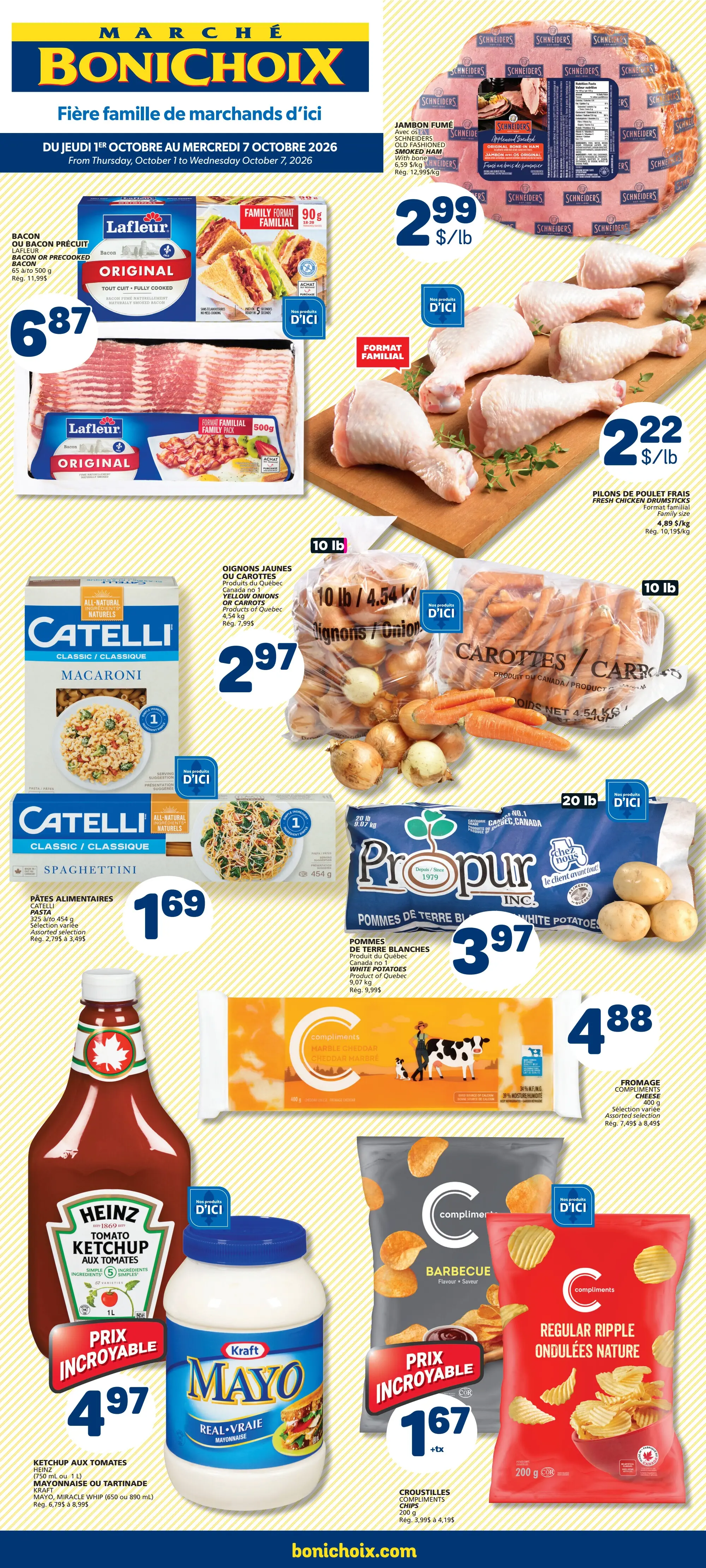 Circulaire Marché Bonichoix — page 2, du 1 au 7 octobre 2026