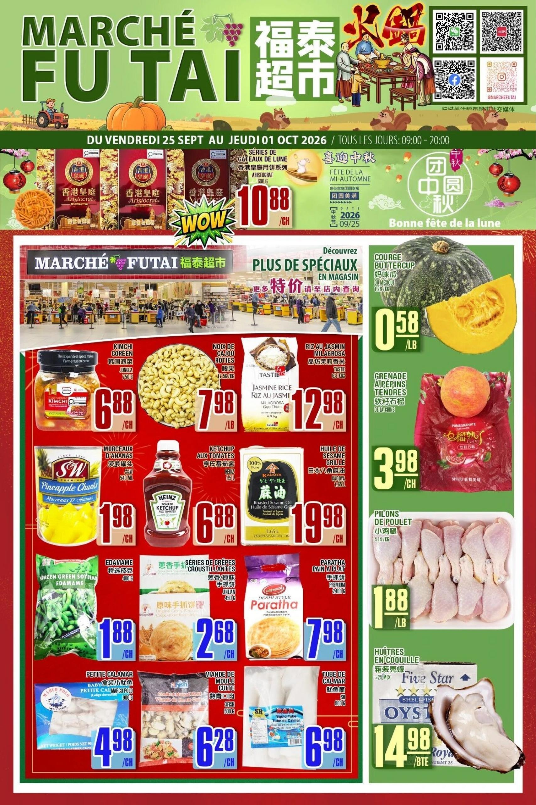 Circulaire Marché Fu Tai — page 1, du 2 au 8 octobre 2026