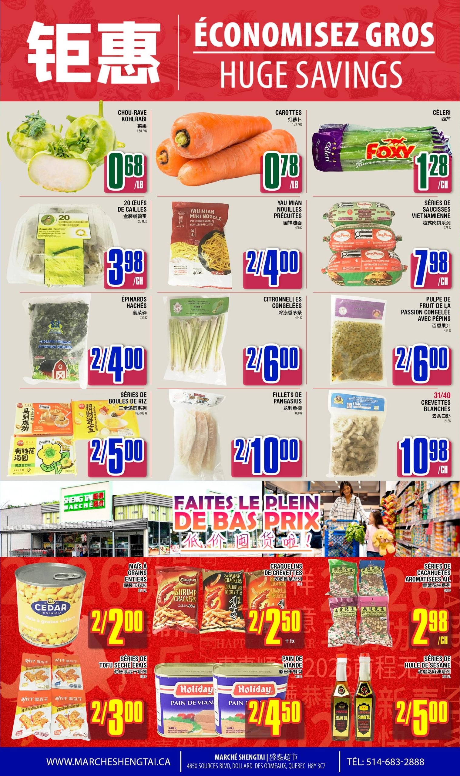 Circulaire Marché Sheng Tai — page 2, du 2 au 8 octobre 2026