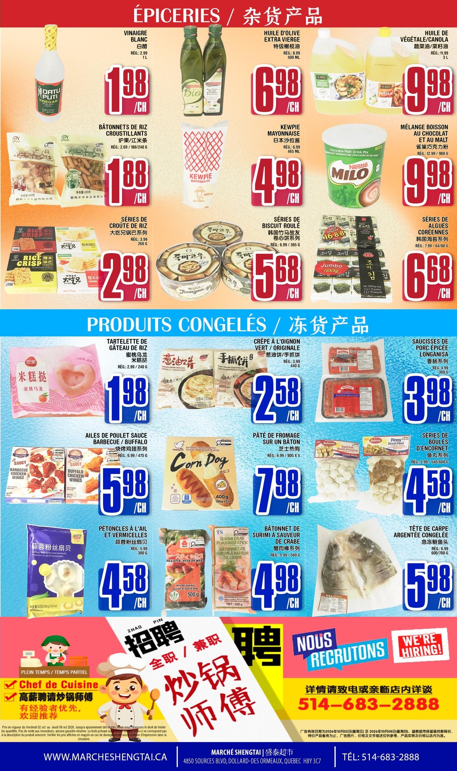 Circulaire Marché Sheng Tai — page 4, du 2 au 8 octobre 2026