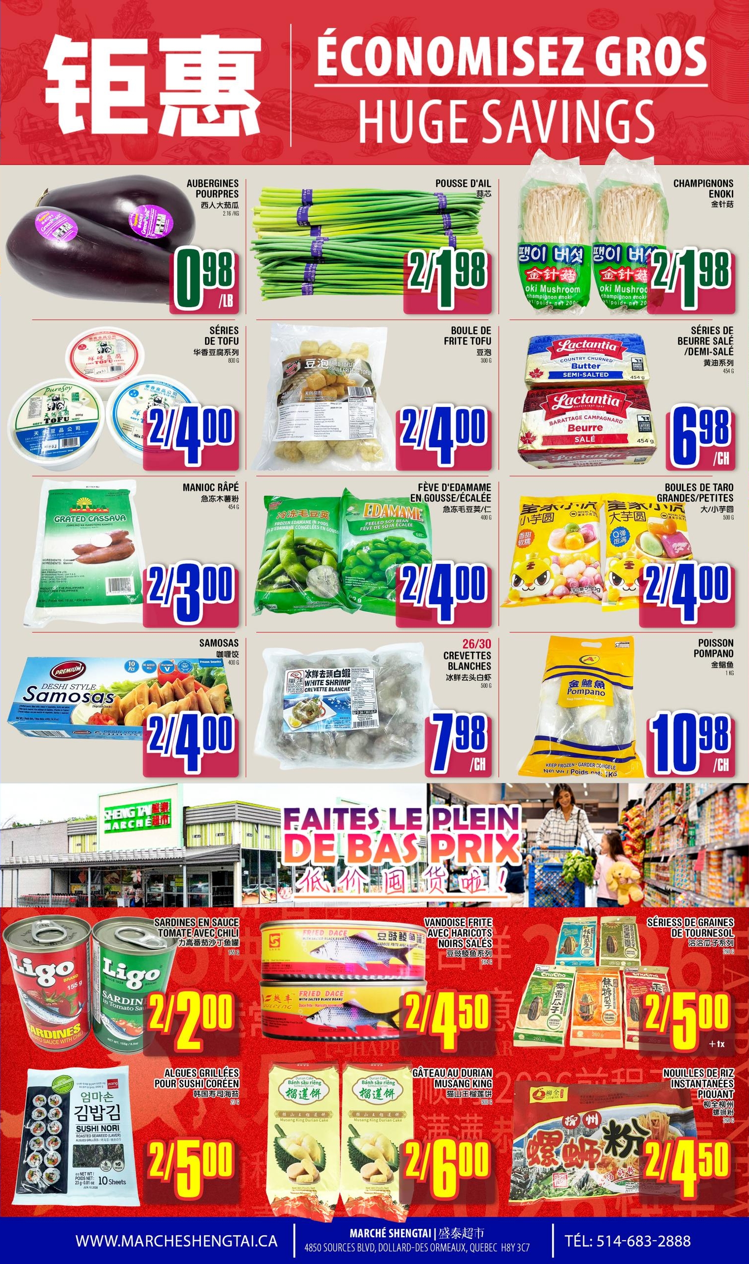 Circulaire Marché Sheng Tai — page 2, du 9 au 15 octobre 2026