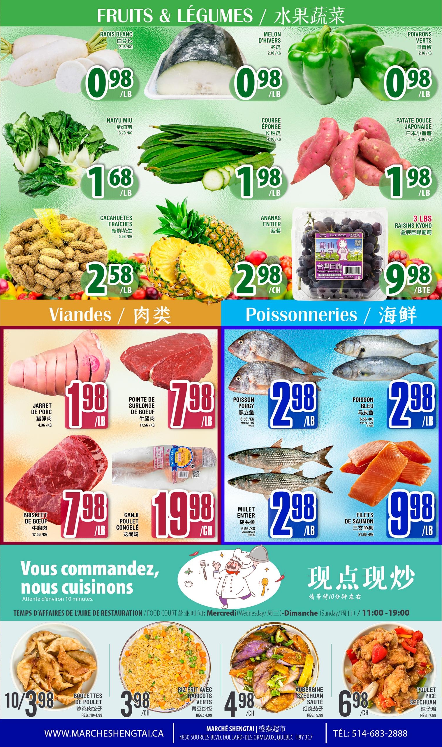 Circulaire Marché Sheng Tai — page 3, du 9 au 15 octobre 2026