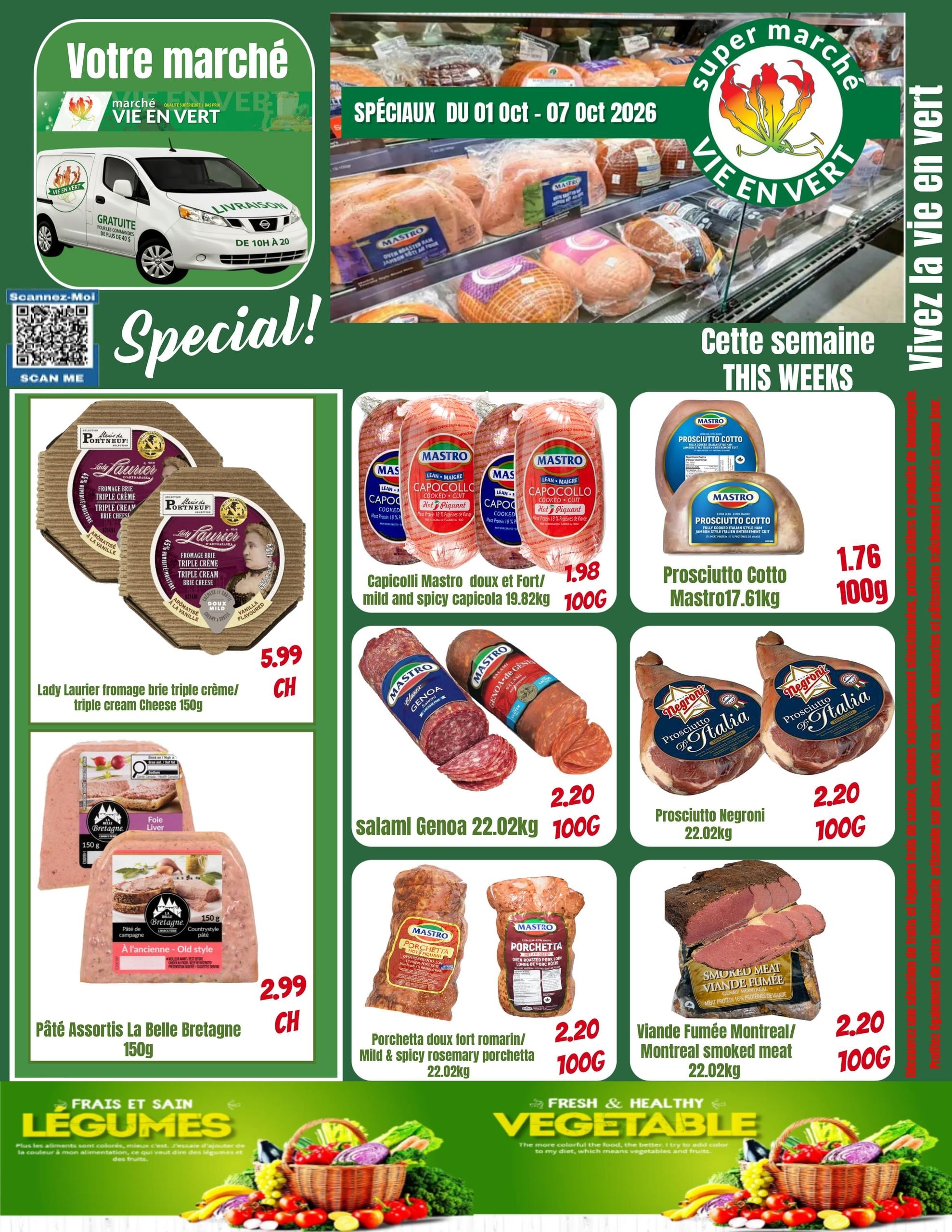 Circulaire Marché Vie en Vert — page 4, du 1 au 7 octobre 2026