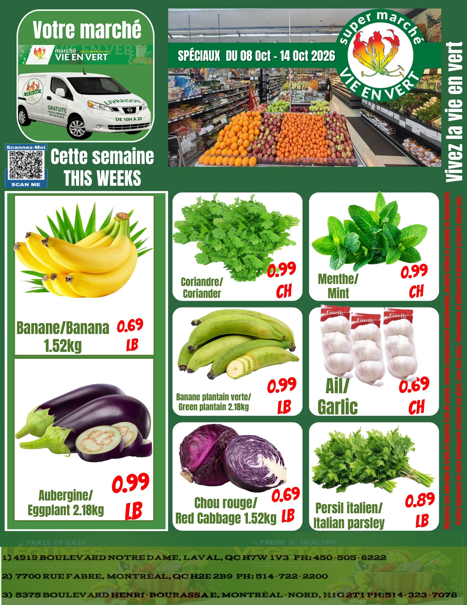 Circulaire Marché Vie en Vert — page 2, du 8 au 14 octobre 2026