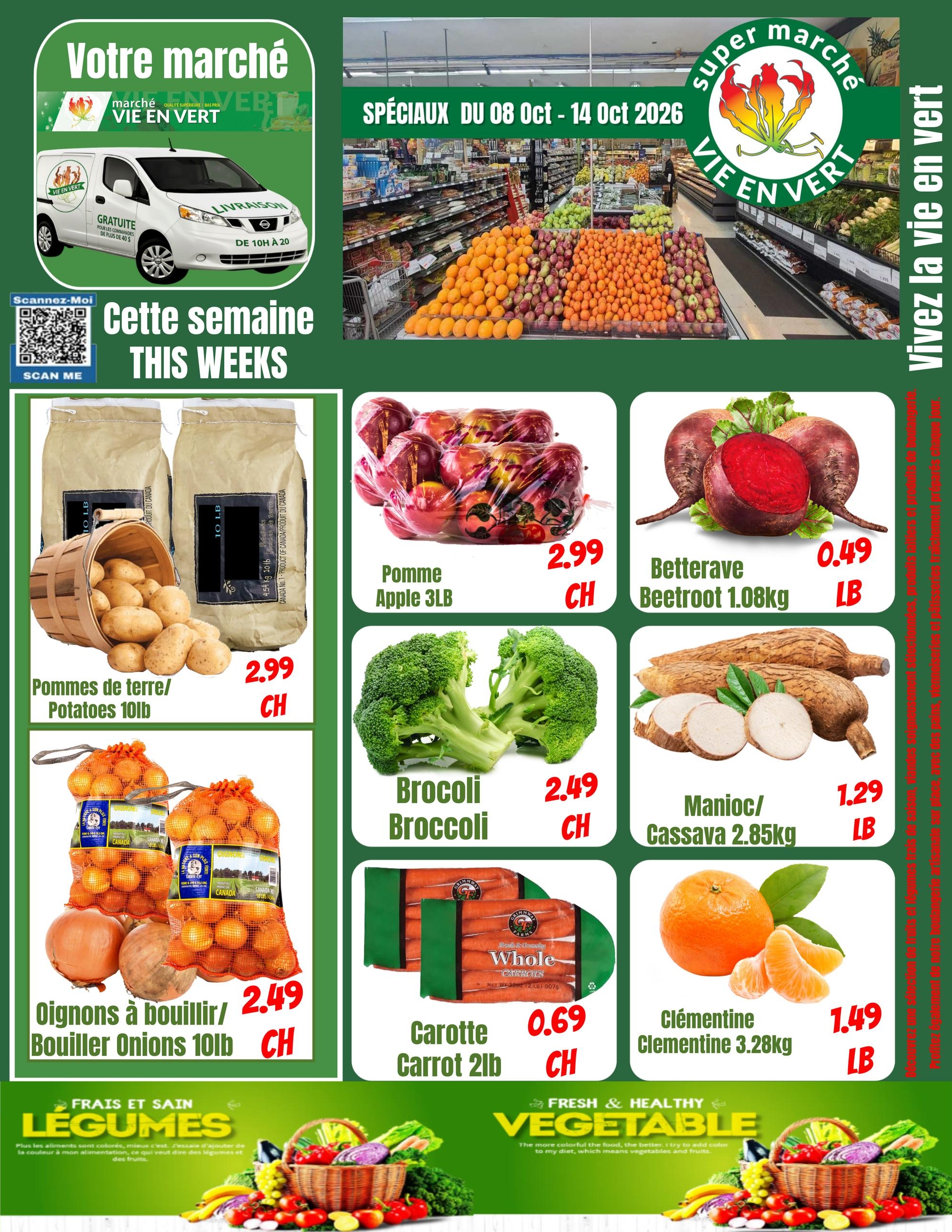 Circulaire Marché Vie en Vert — page 3, du 8 au 14 octobre 2026