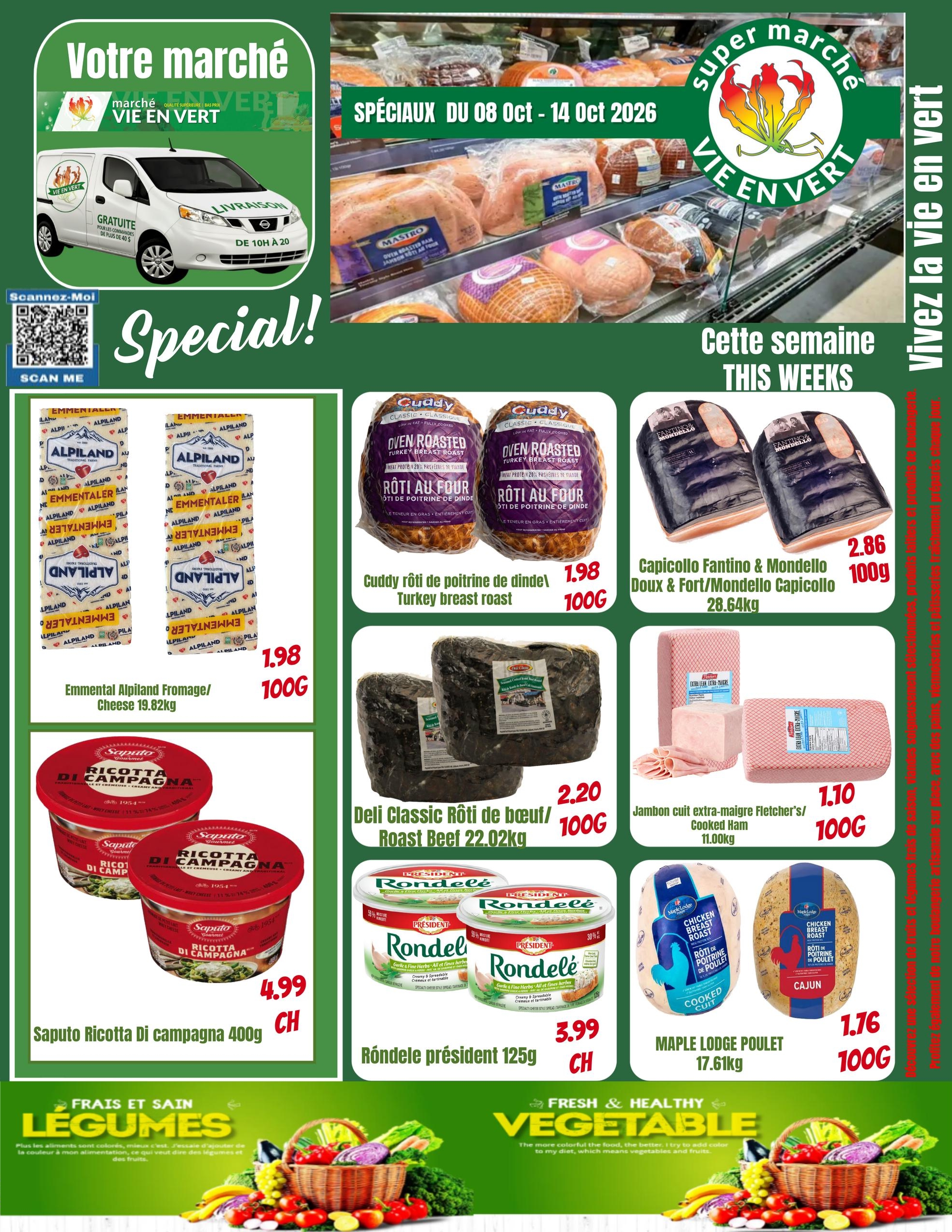 Circulaire Marché Vie en Vert — page 4, du 8 au 14 octobre 2026