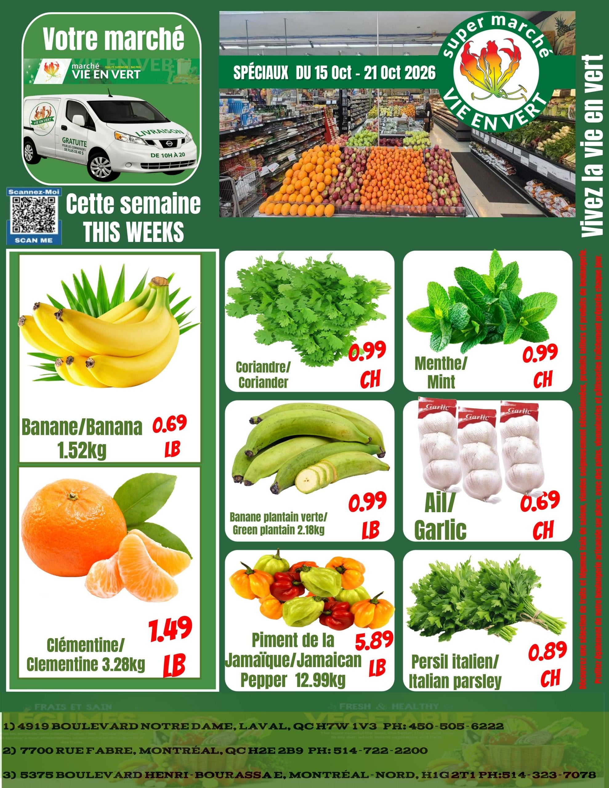 Circulaire Marché Vie en Vert — page 2, du 15 au 21 octobre 2026