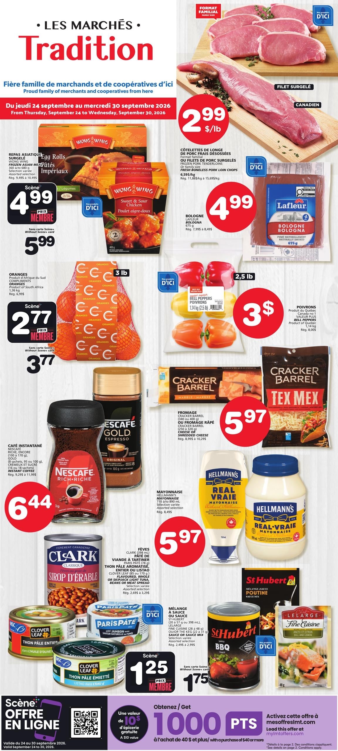 Circulaire Les Marchés Tradition — page 2, du 24 au 30 septembre 2026