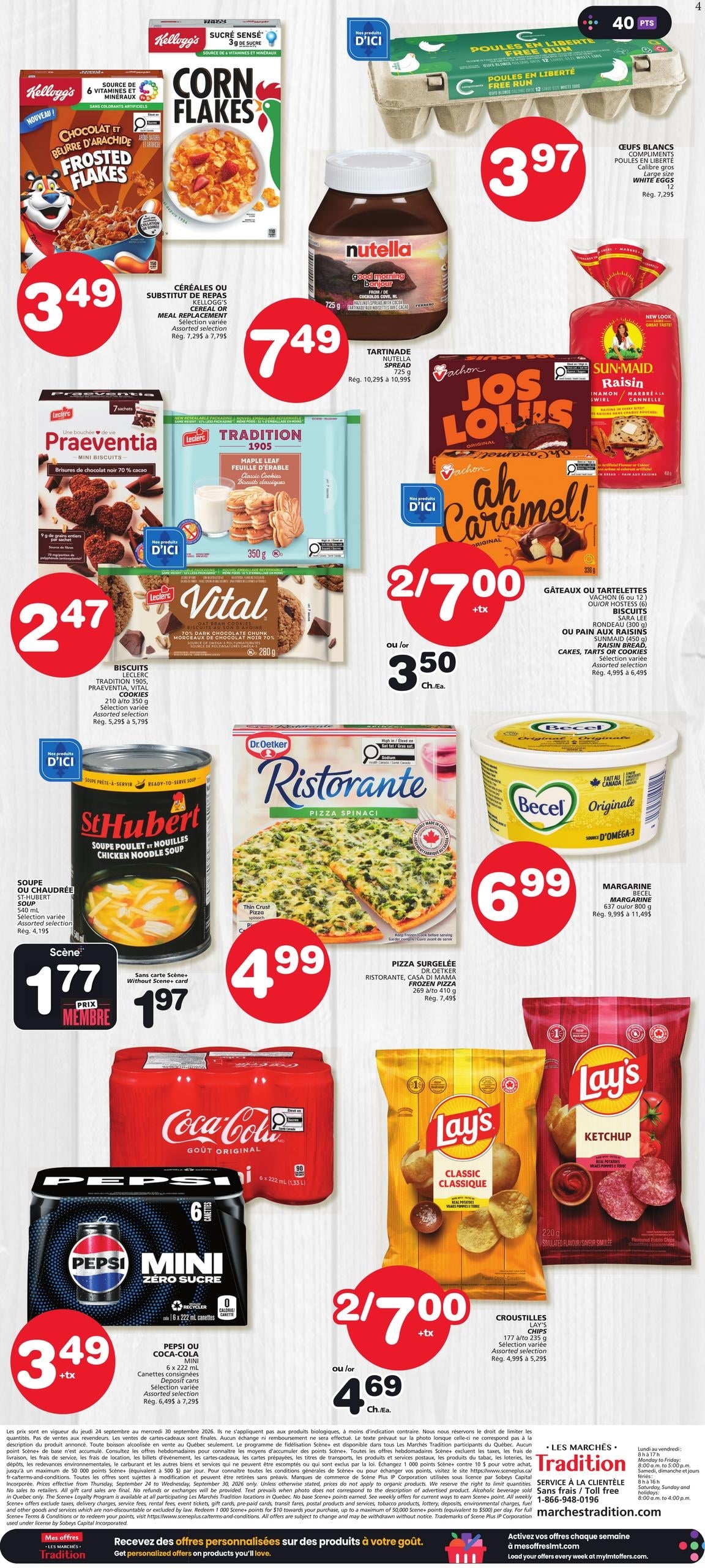 Circulaire Les Marchés Tradition — page 4, du 24 au 30 septembre 2026