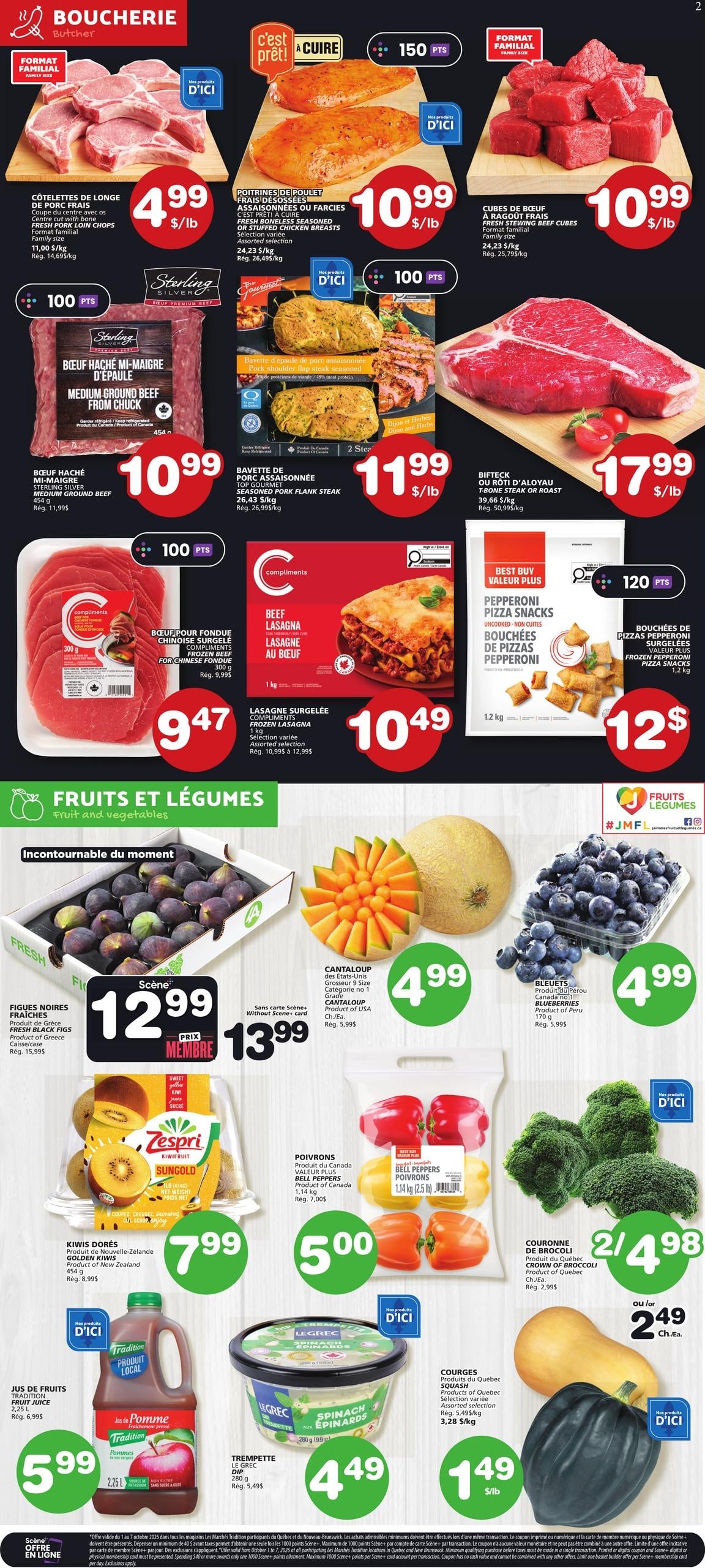 Circulaire Les Marchés Tradition — page 3, du 1 au 7 octobre 2026