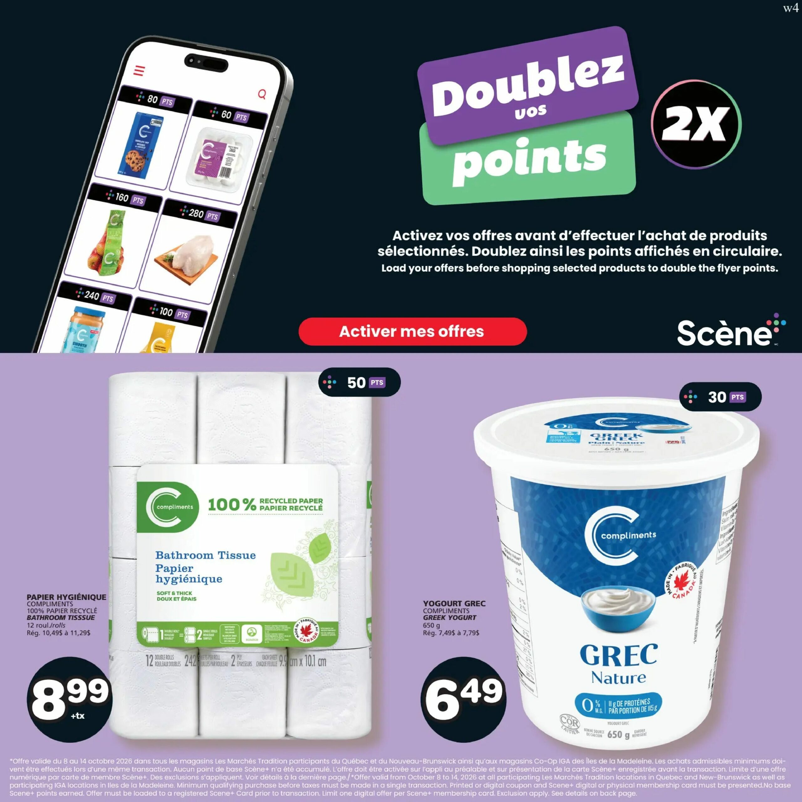 Circulaire Les Marchés Tradition — page 8, du 8 au 14 octobre 2026