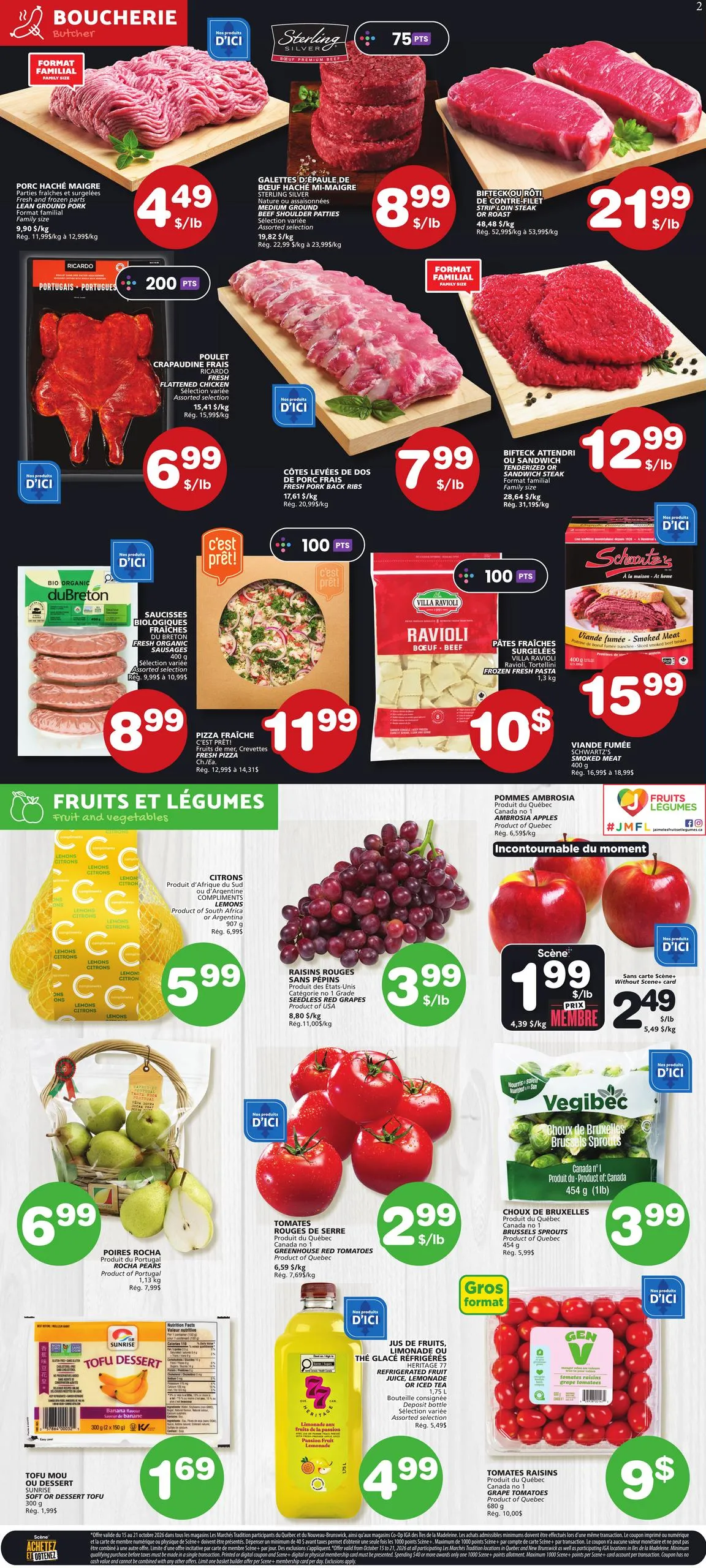 Circulaire Les Marchés Tradition — page 3, du 15 au 21 octobre 2026