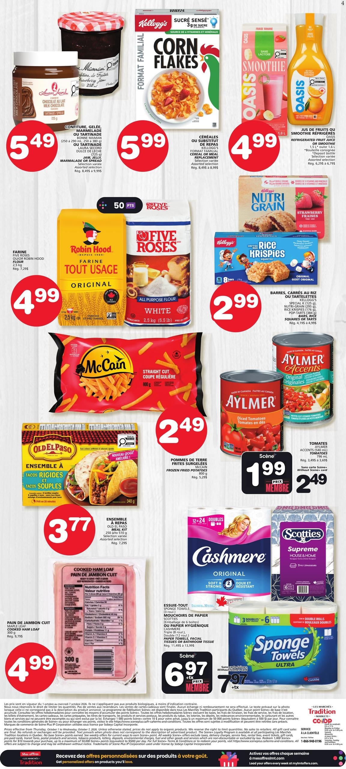 Circulaire Les Marchés Tradition Nouveau Brunswick — page 2, du 1 au 7 octobre 2026