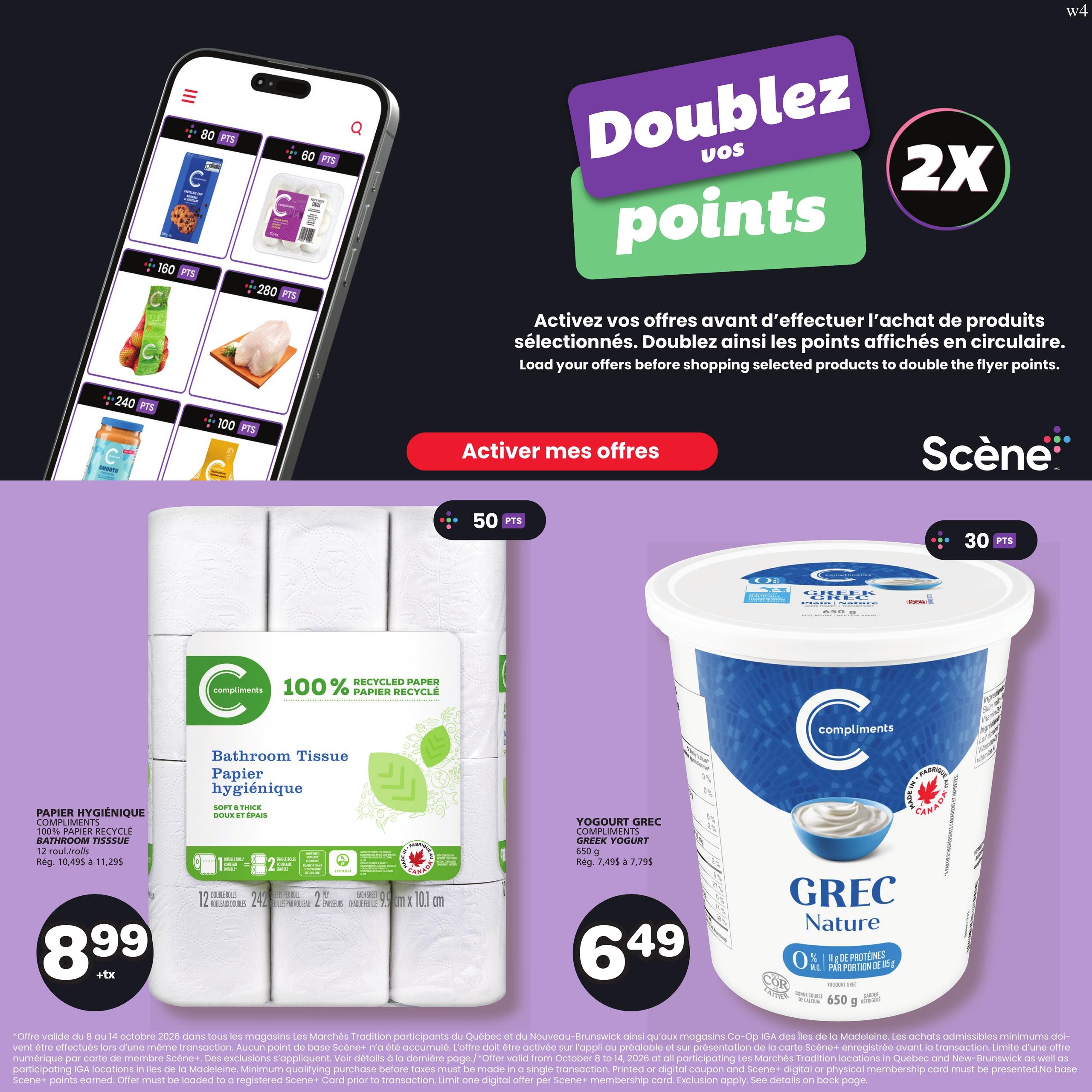Circulaire Les Marchés Tradition Nouveau Brunswick — page 8, du 8 au 14 octobre 2026