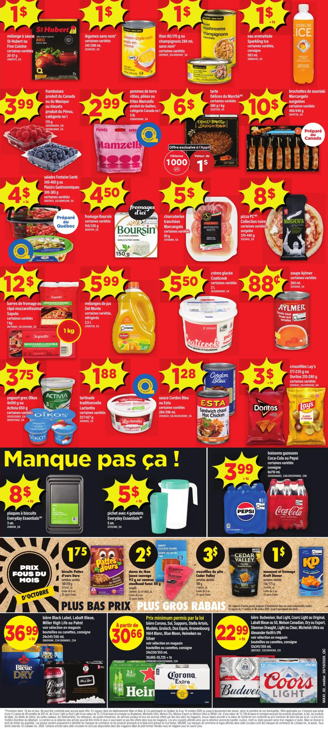 Circulaire Maxi — page 2, du 8 au 14 octobre 2026