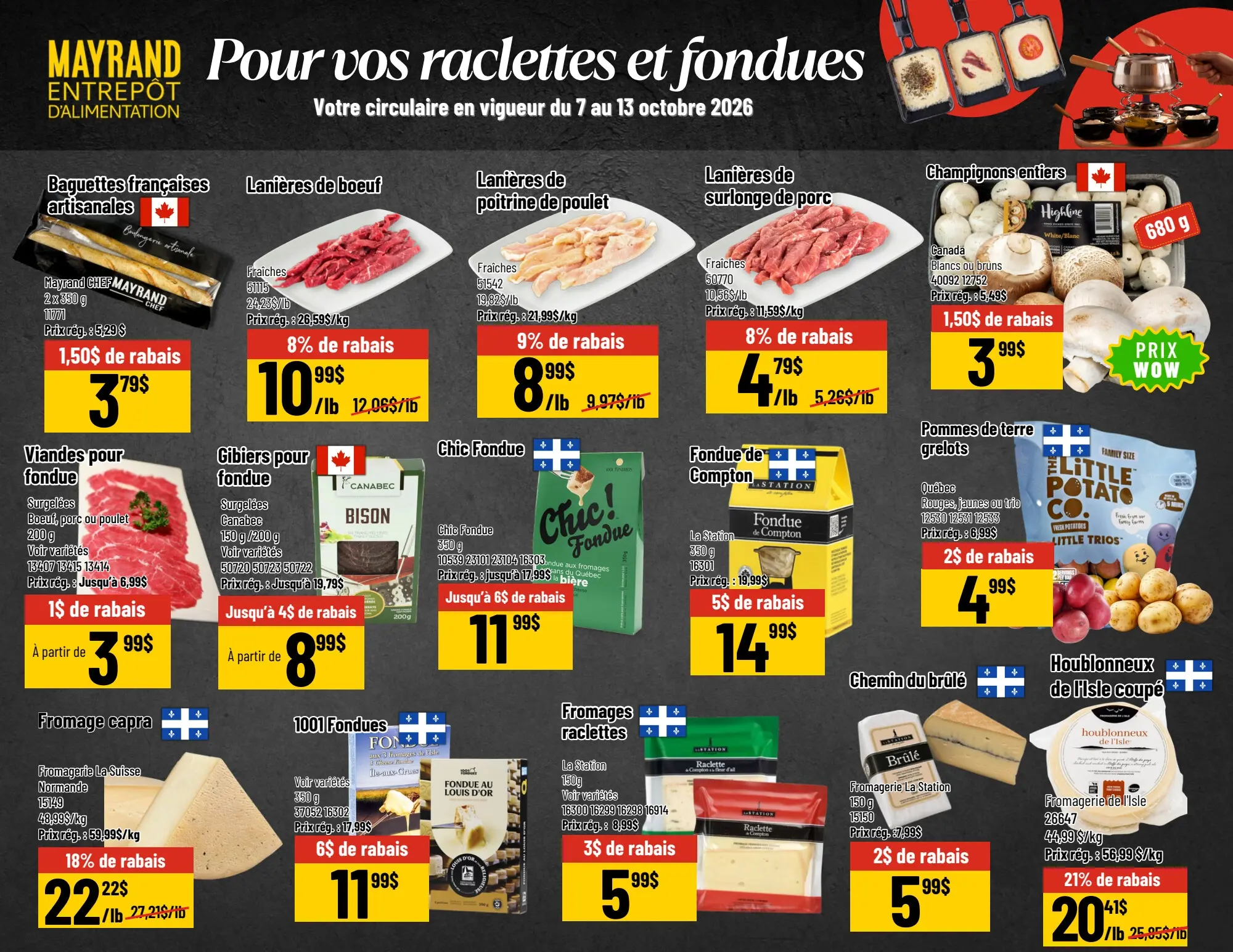 Circulaire Mayrand Entrepôt d'Alimentation — page 2, du 7 au 13 octobre 2026