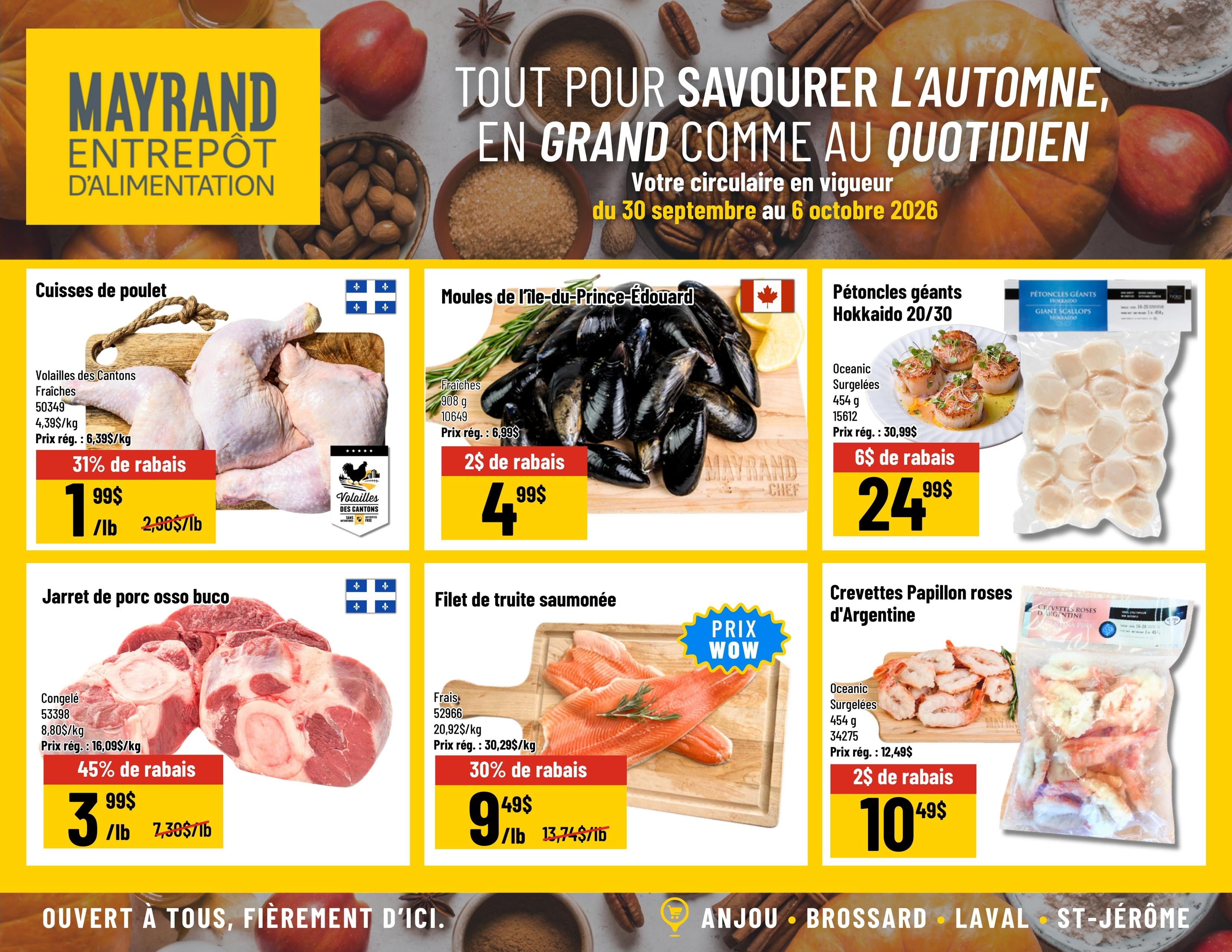 Circulaire Mayrand — page 2, du 30 septembre au 6 octobre 2026