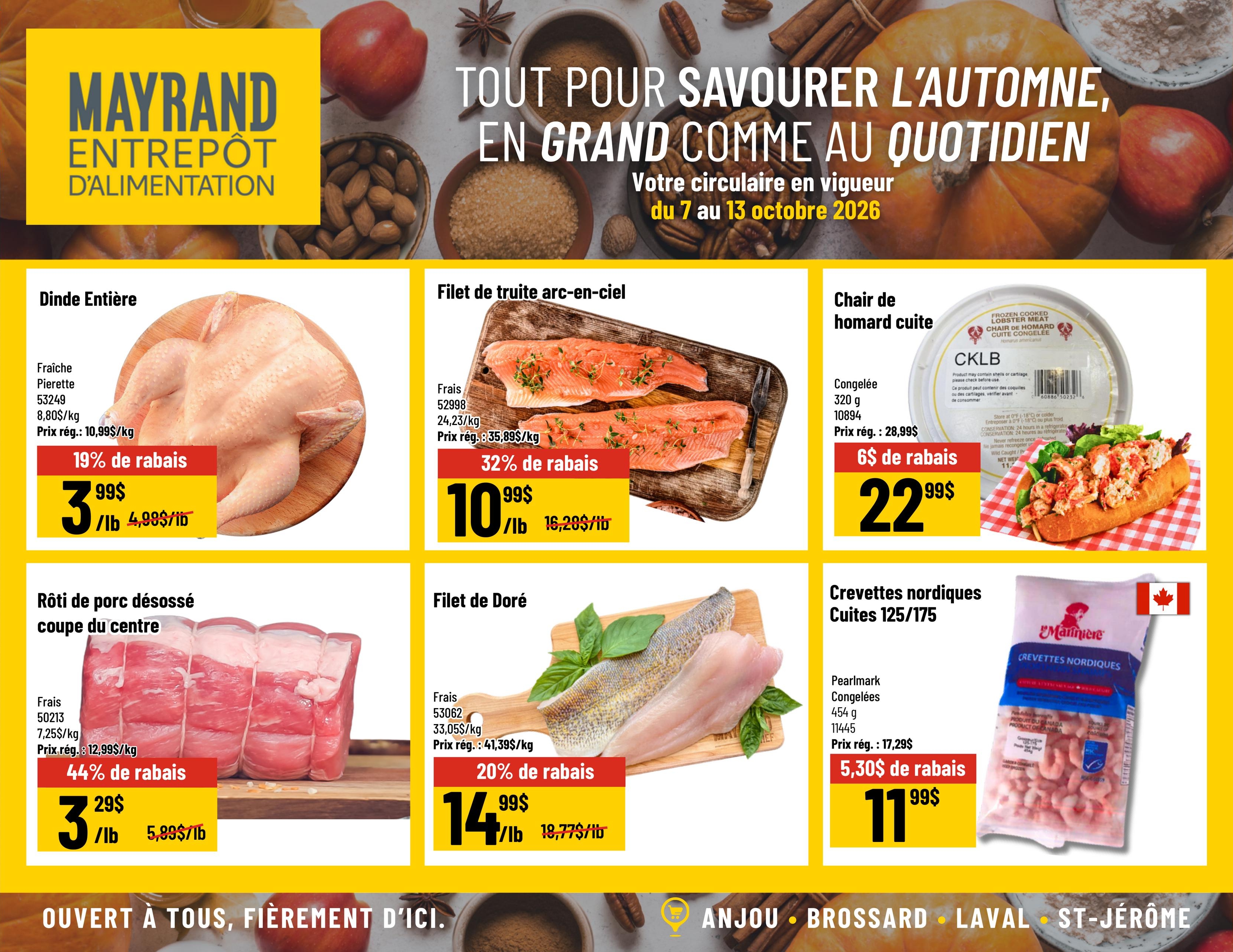 Circulaire Mayrand — page 3, du 7 au 13 octobre 2026