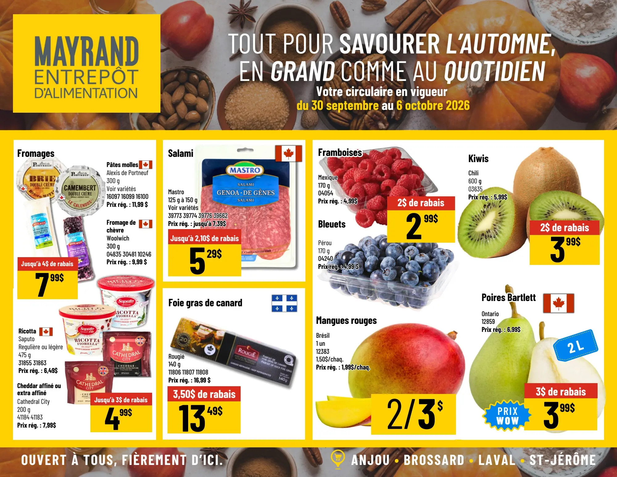 Circulaire Mayrand Entrepot D Alimentation — page 3, du 30 septembre au 6 octobre 2026