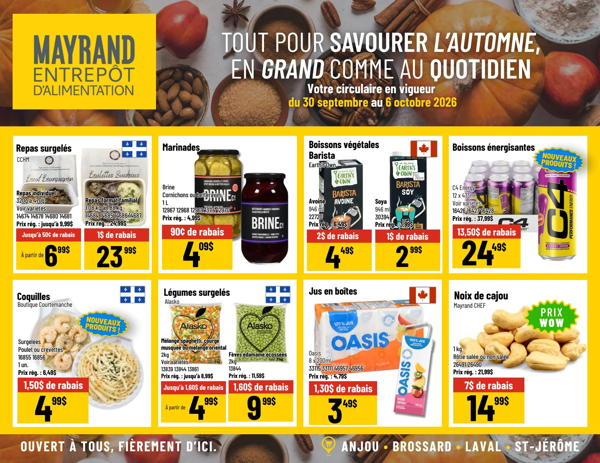 Circulaire Mayrand Entrepot D Alimentation — page 4, du 30 septembre au 6 octobre 2026