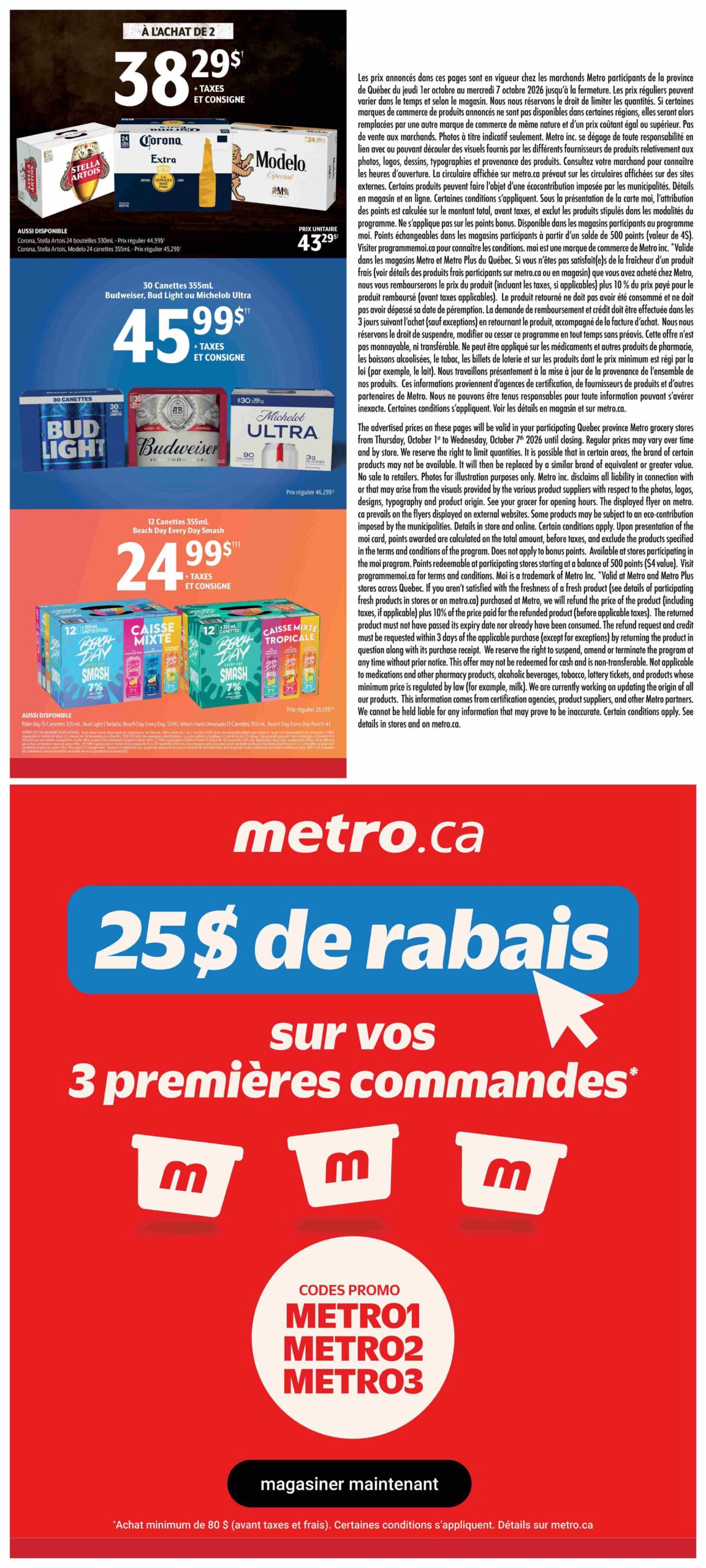 Circulaire Metro — page 25, du 1 au 7 octobre 2026