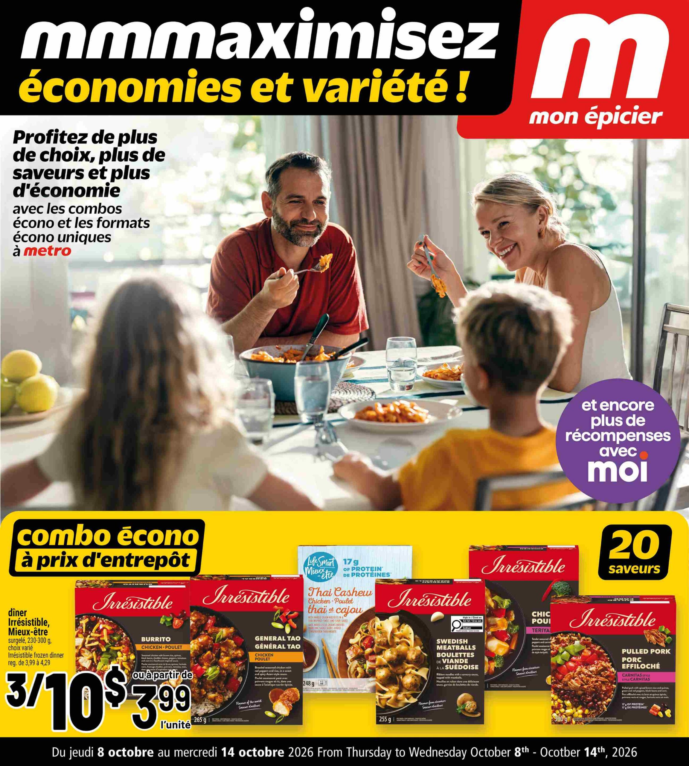 Circulaire Metro Maximisez — page 1, du 8 au 14 octobre 2026