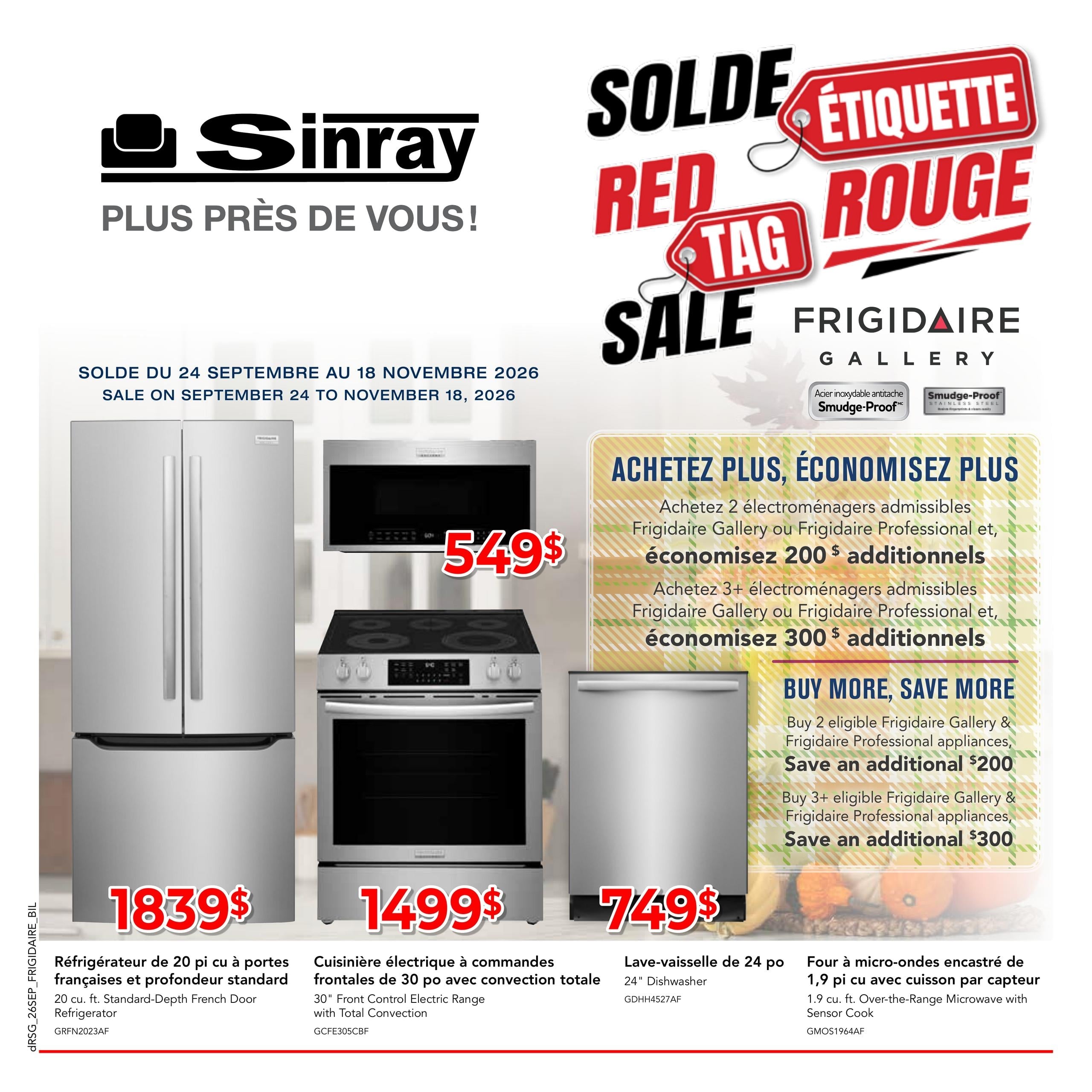 Circulaire Meubles Larry Sinray — page 1, du 24 septembre au 18 novembre 2026