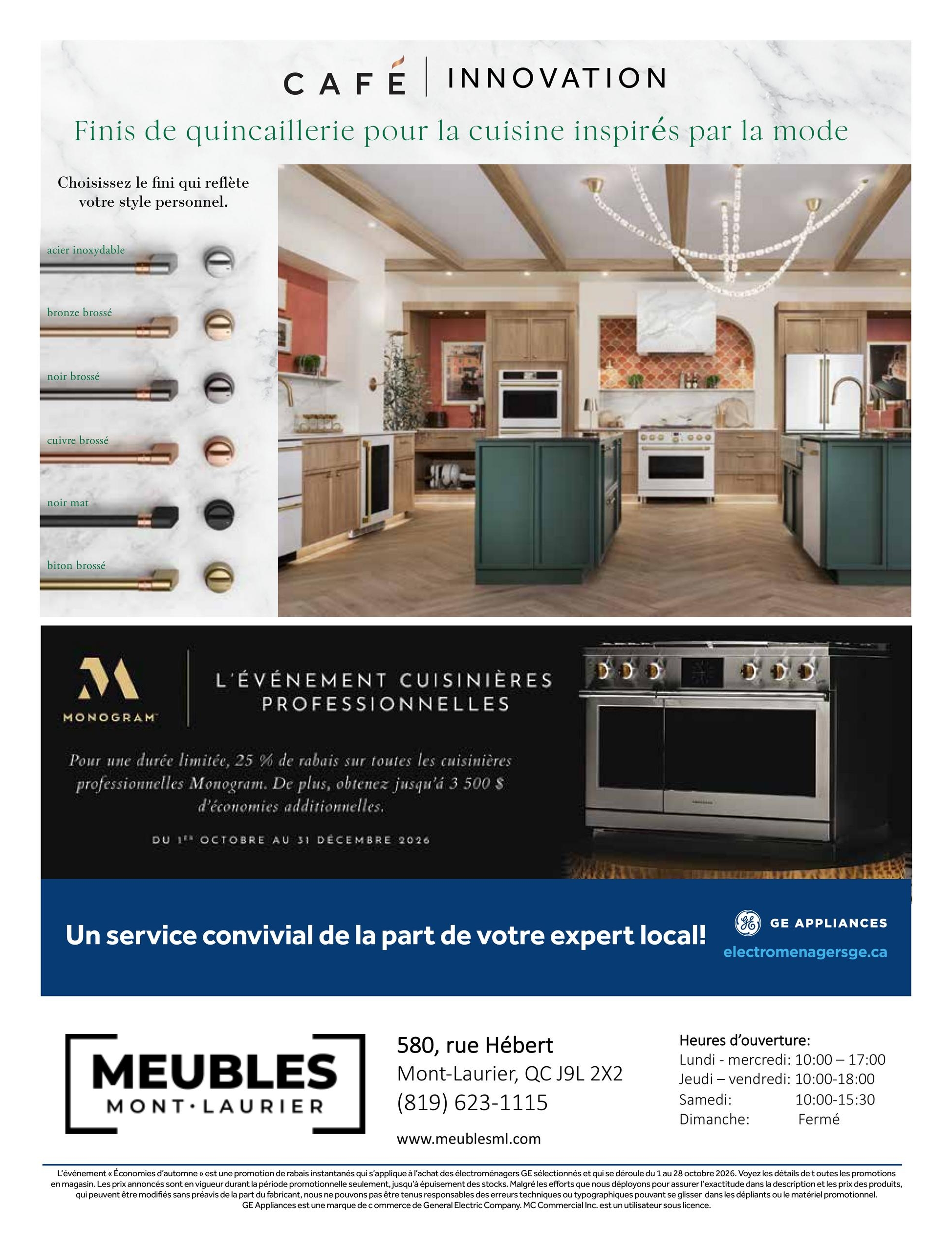 Circulaire Meubles Mont-Laurier Economies D Automne — page 8, du 1 au 31 octobre 2026